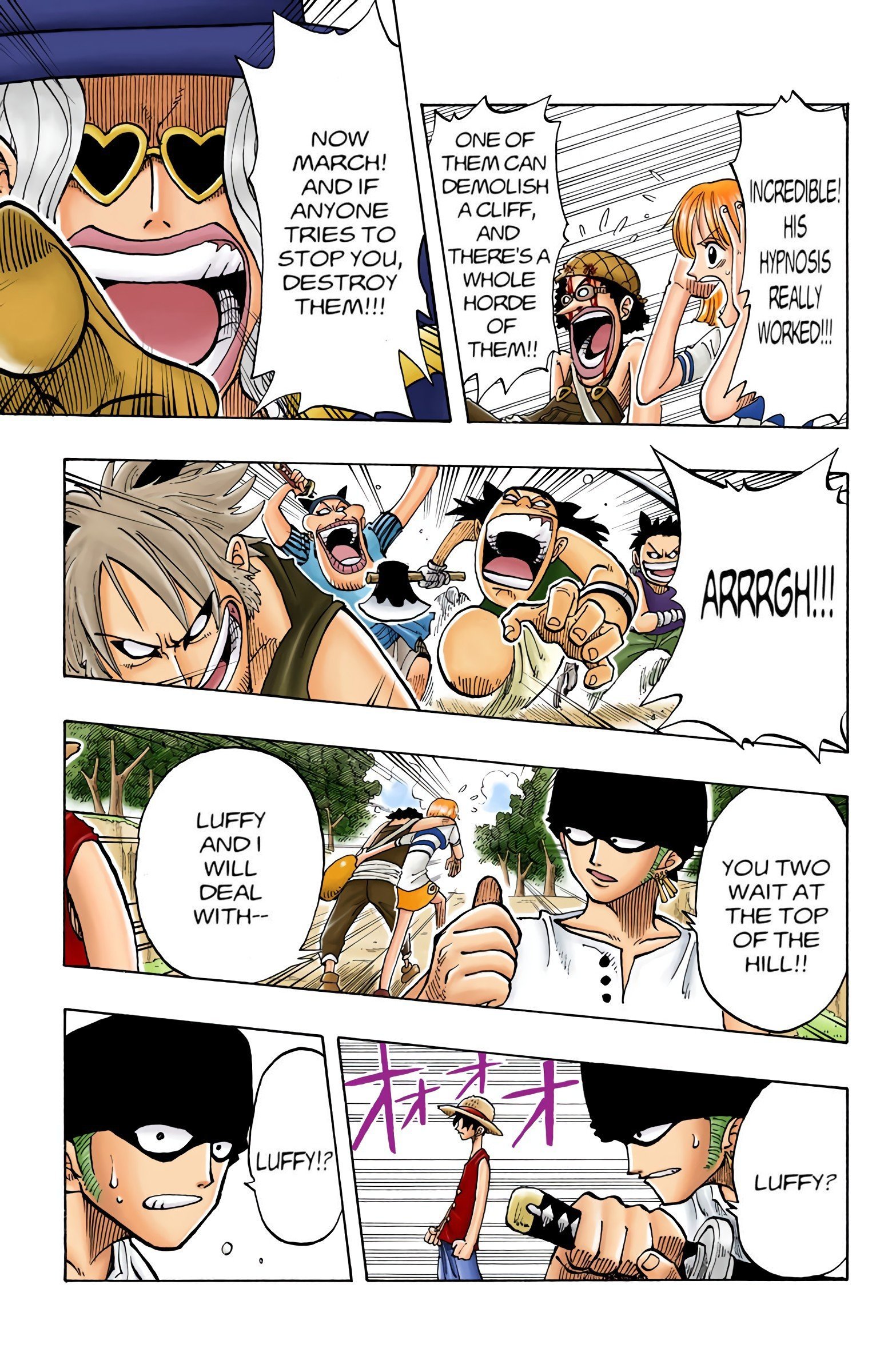 One Piece Colored Manga