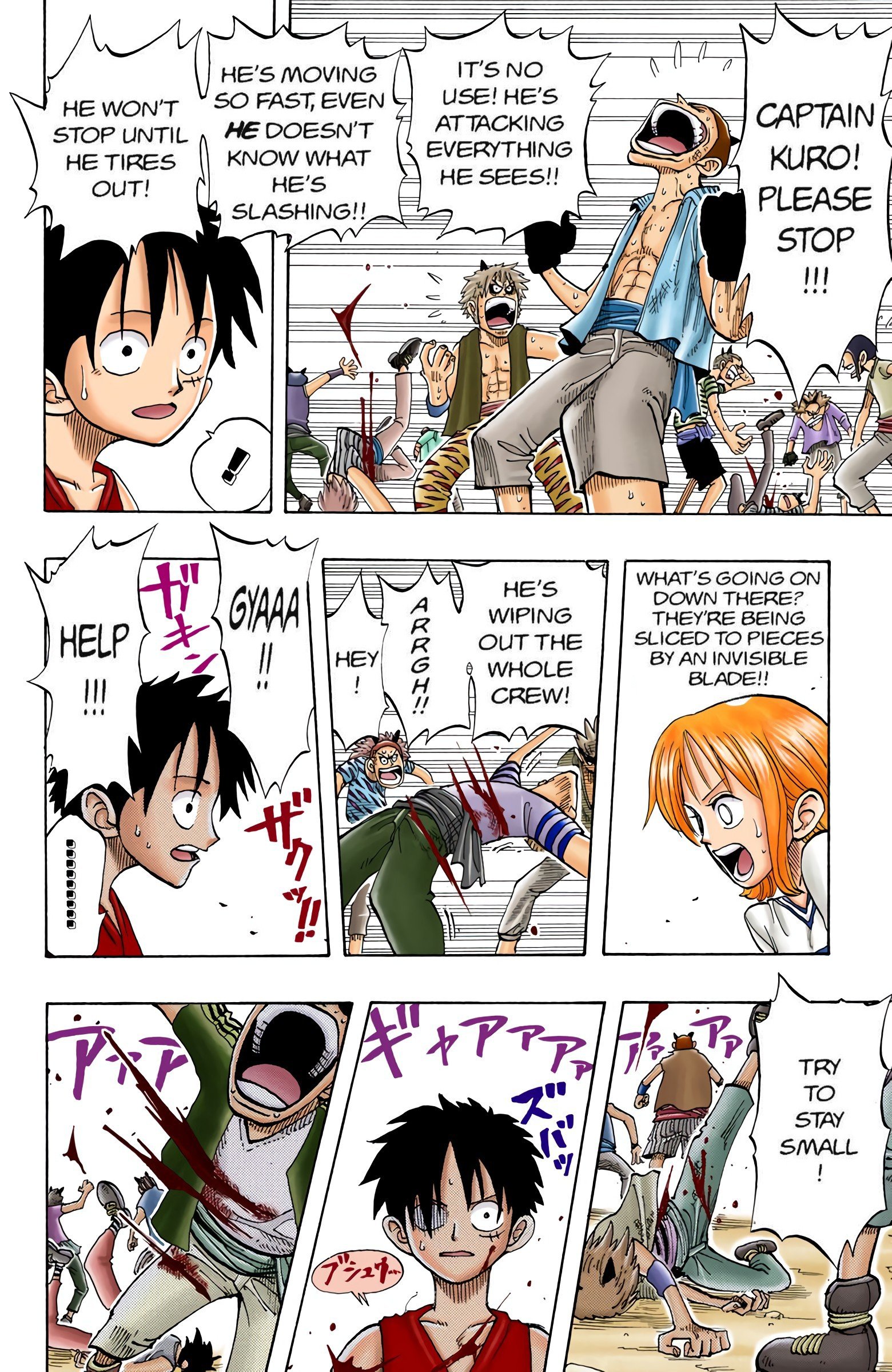 One Piece Colored Manga