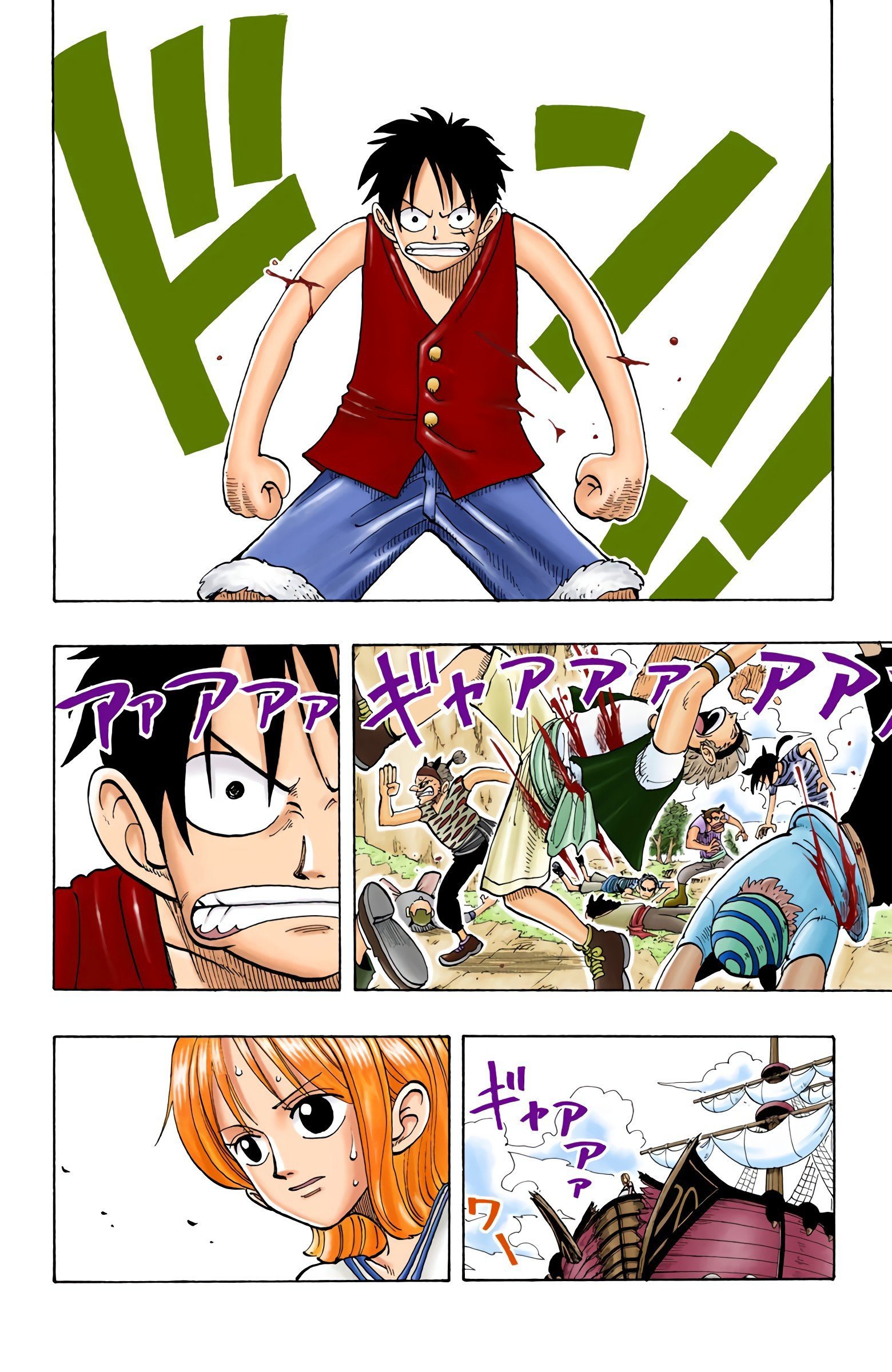 One Piece Colored Manga