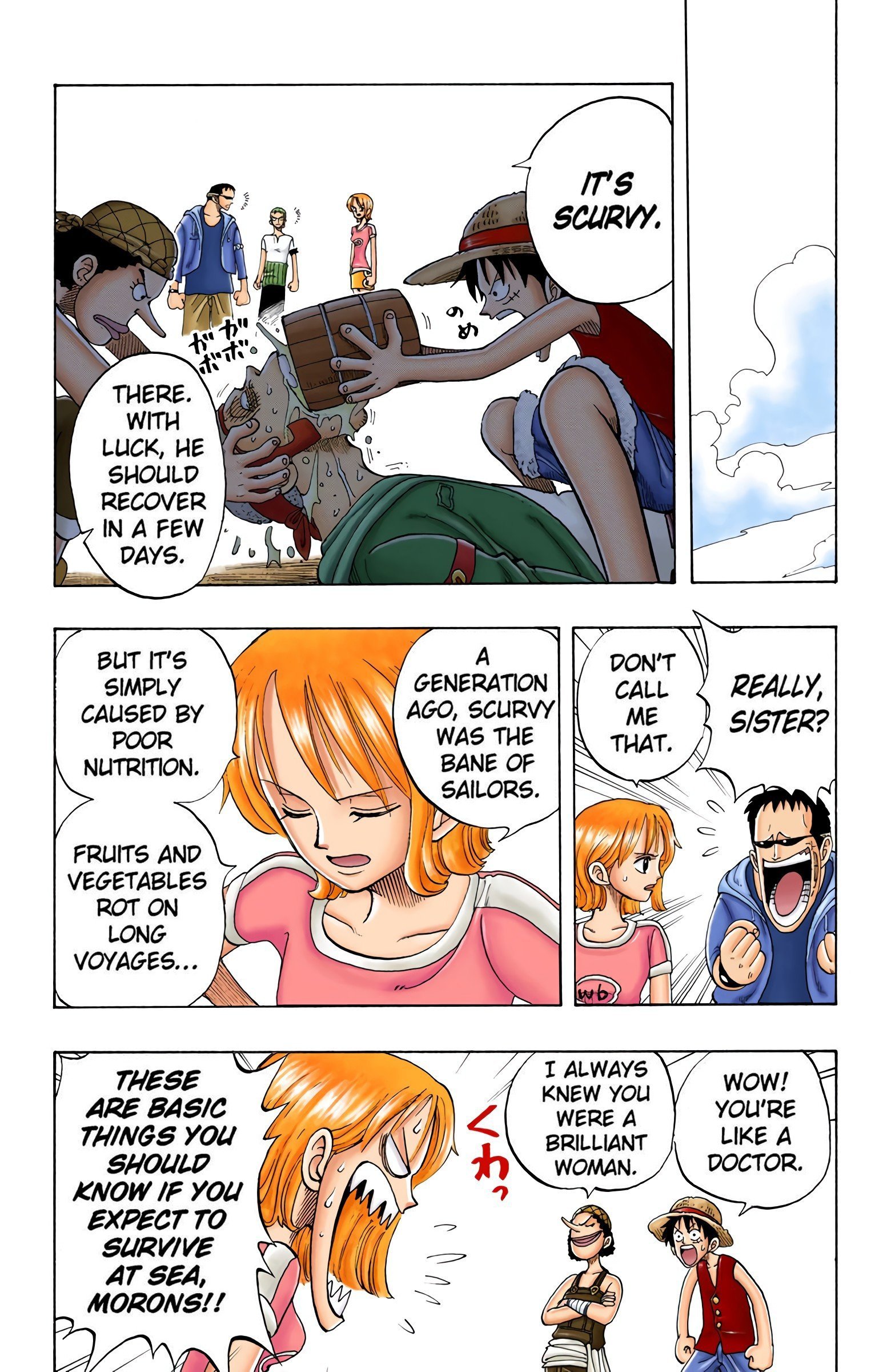 One Piece Colored Manga