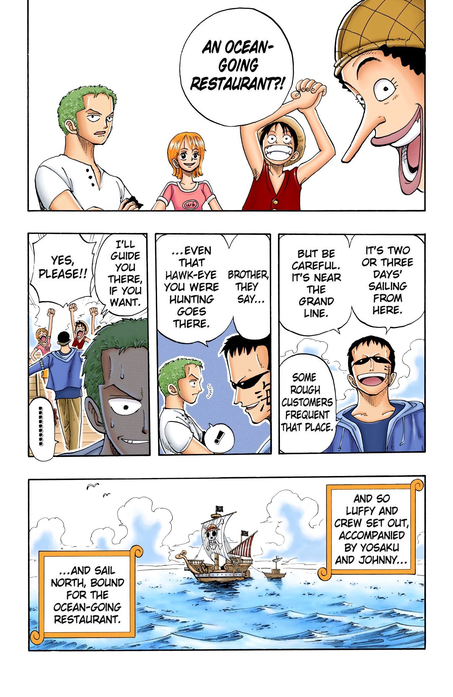 One Piece Colored Manga