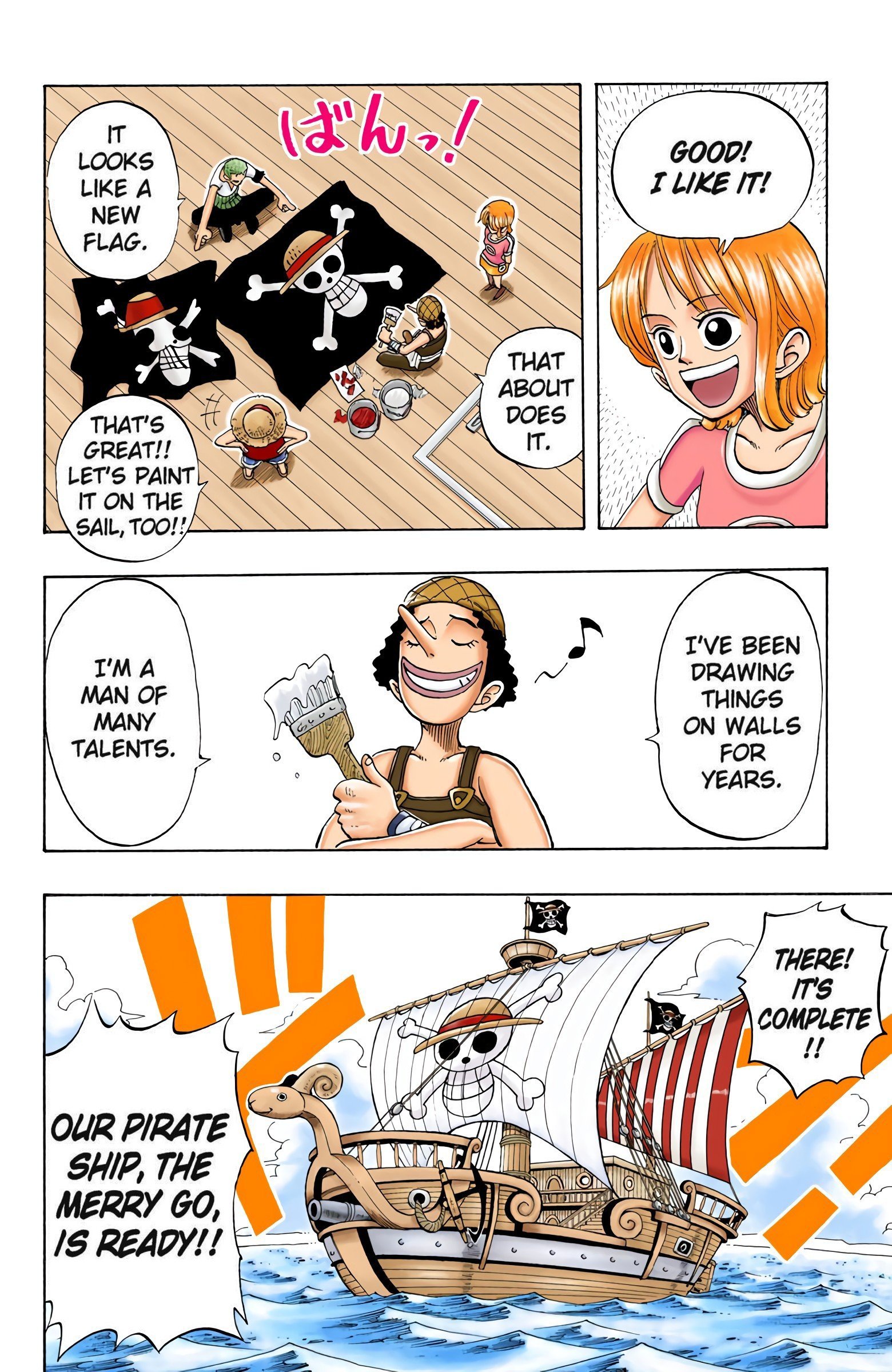 One Piece Colored Manga