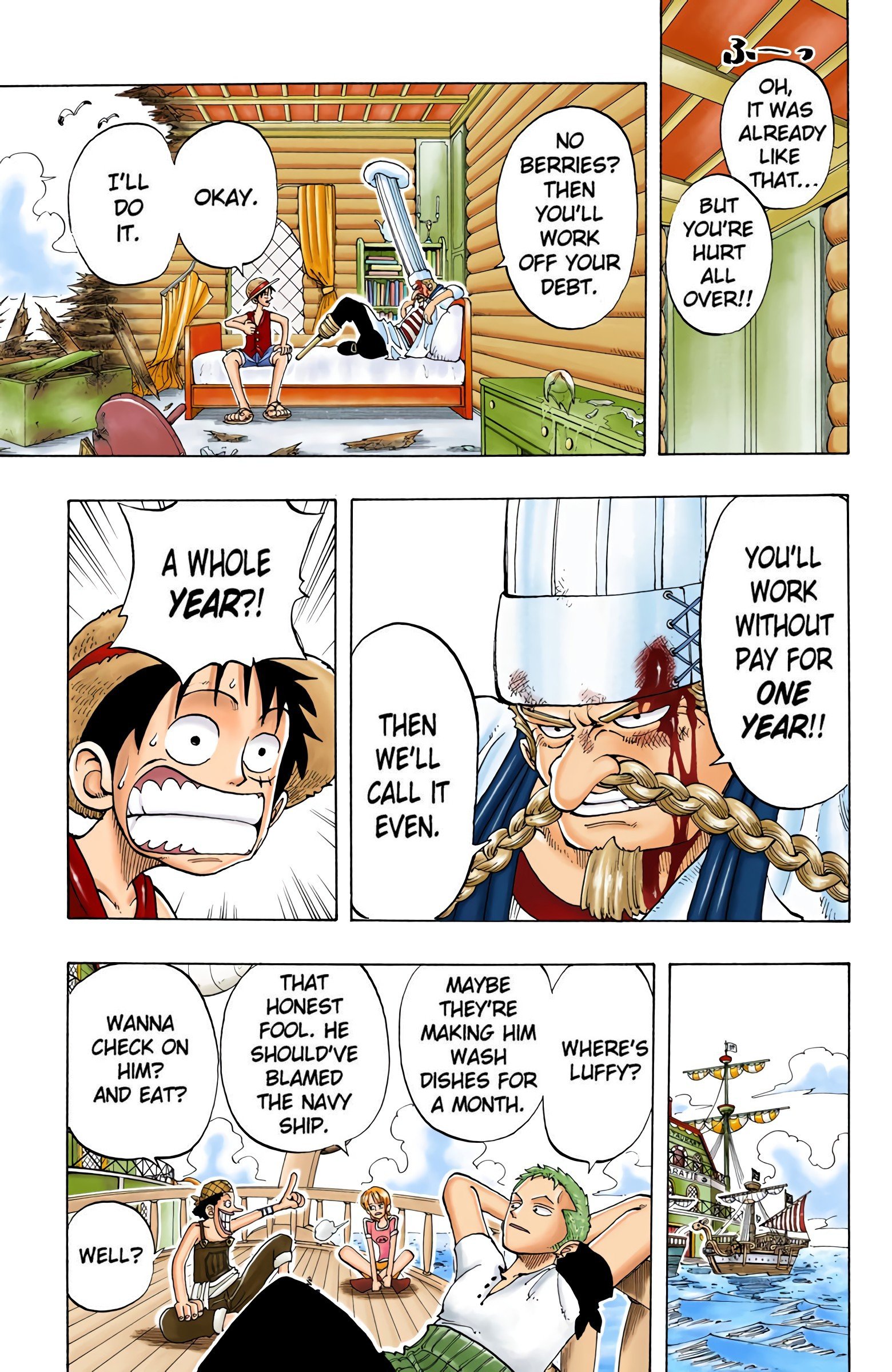 One Piece Colored Manga