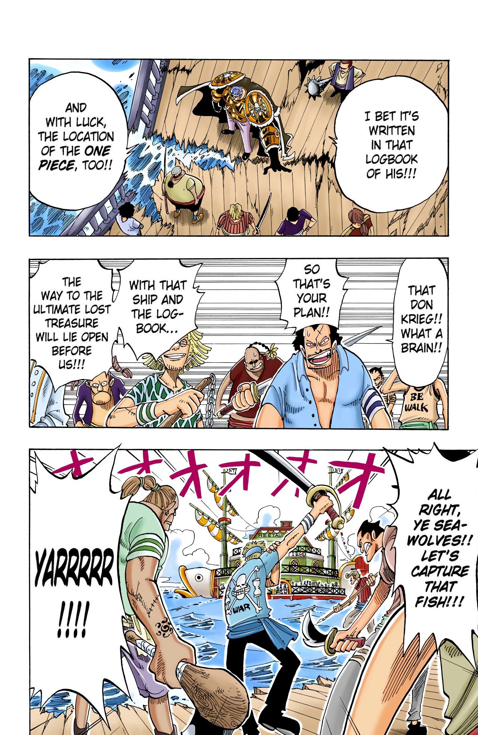 One Piece Colored Manga