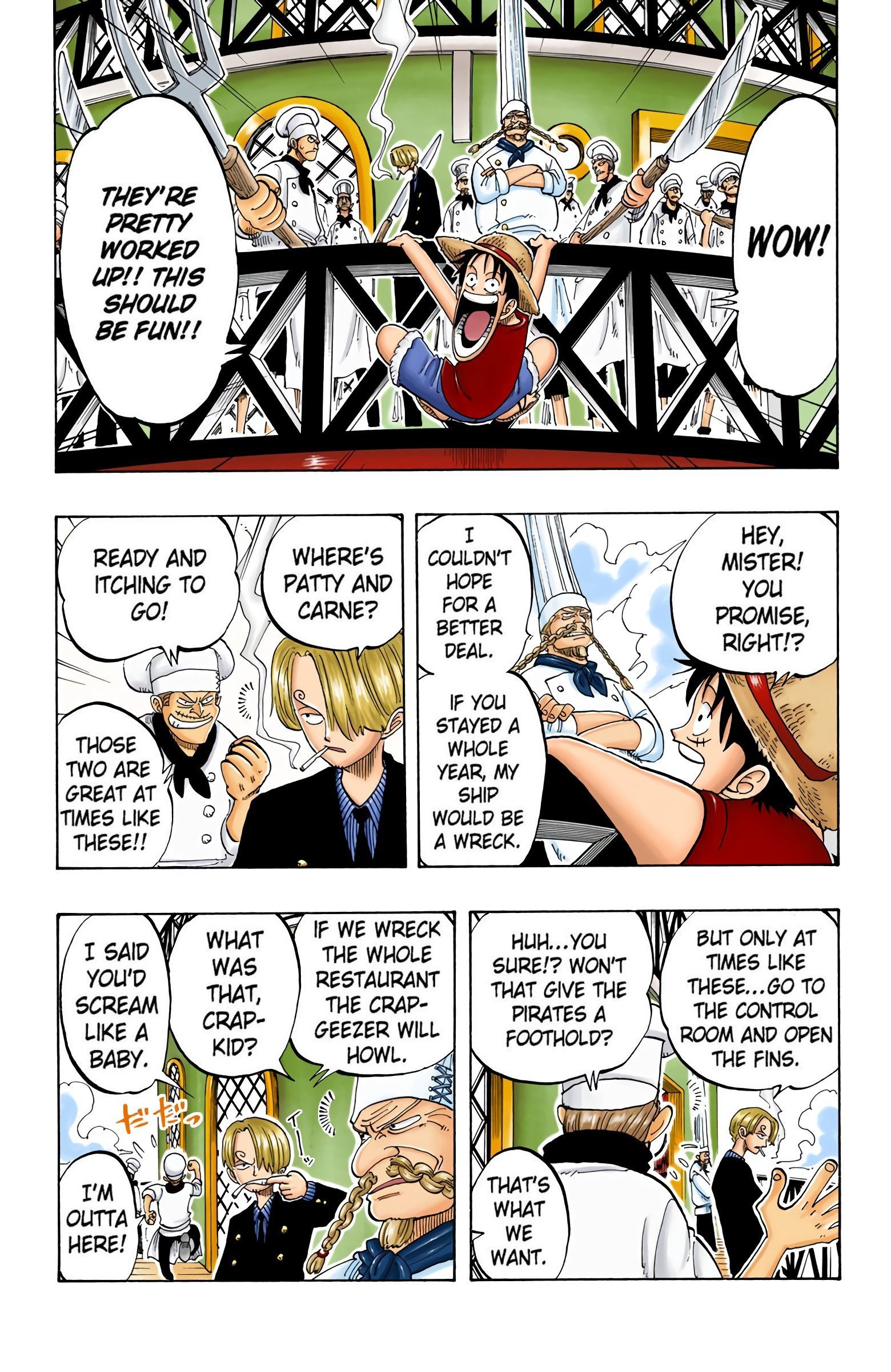 One Piece Colored Manga