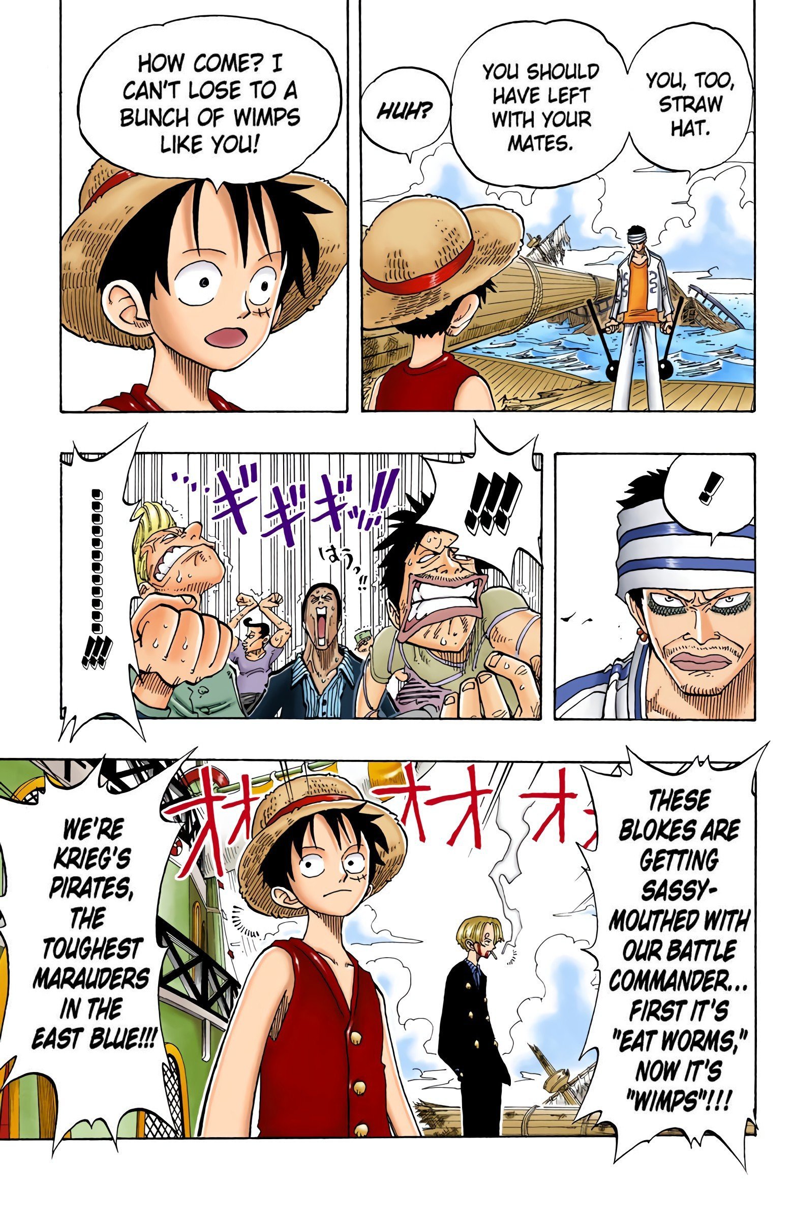 One Piece Colored Manga