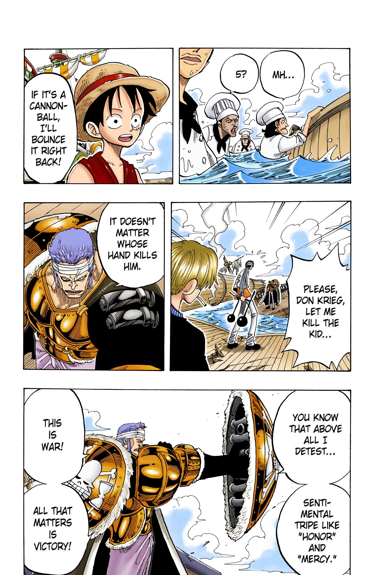 One Piece Colored Manga