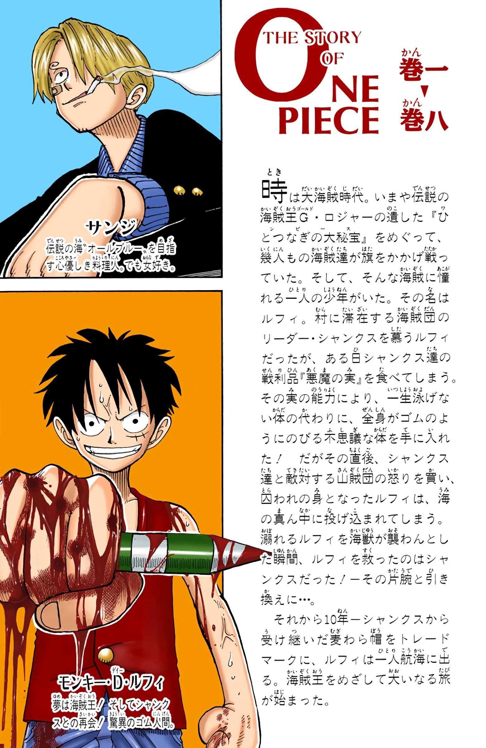 One Piece Colored Manga