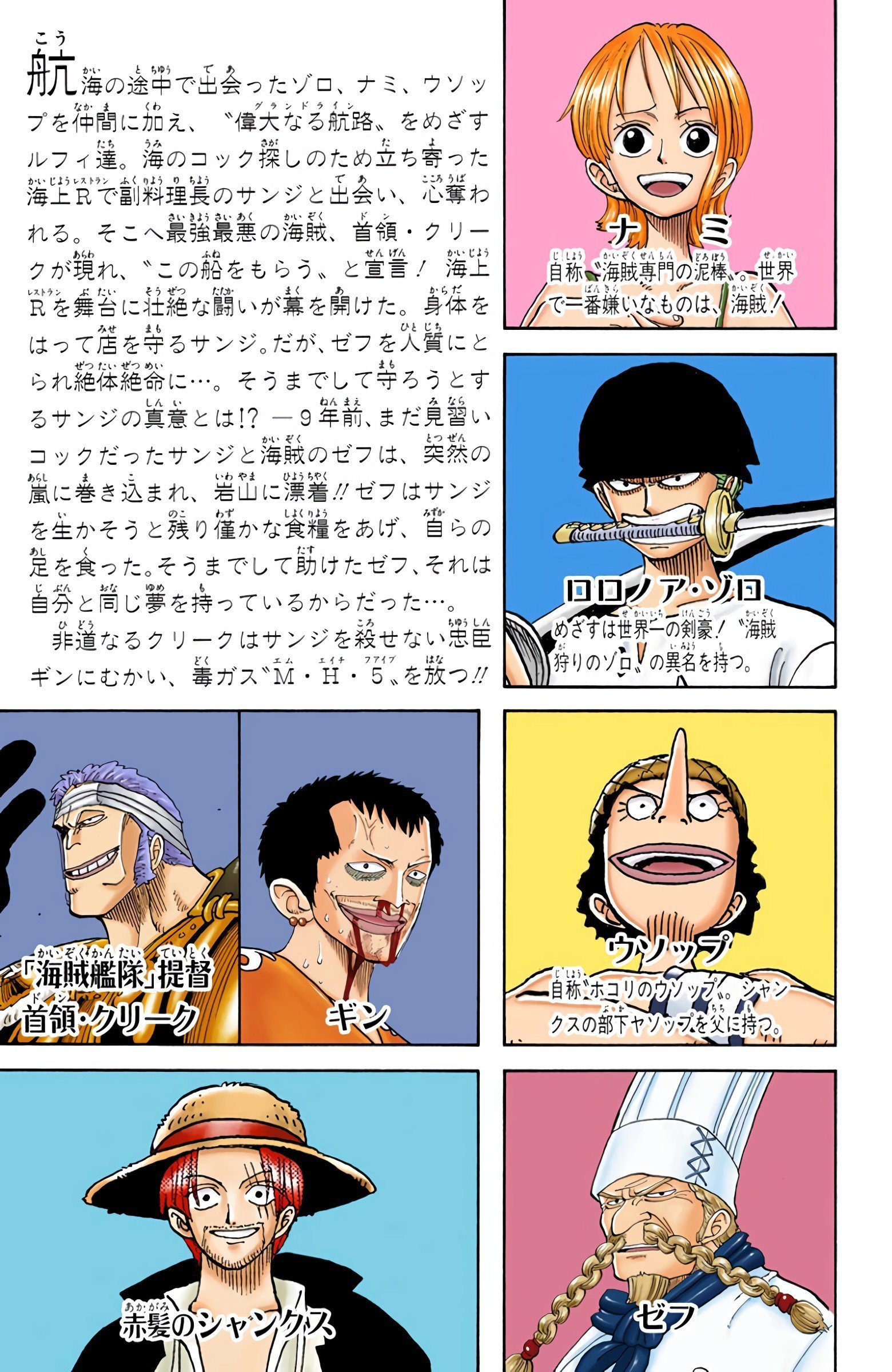 One Piece Colored Manga