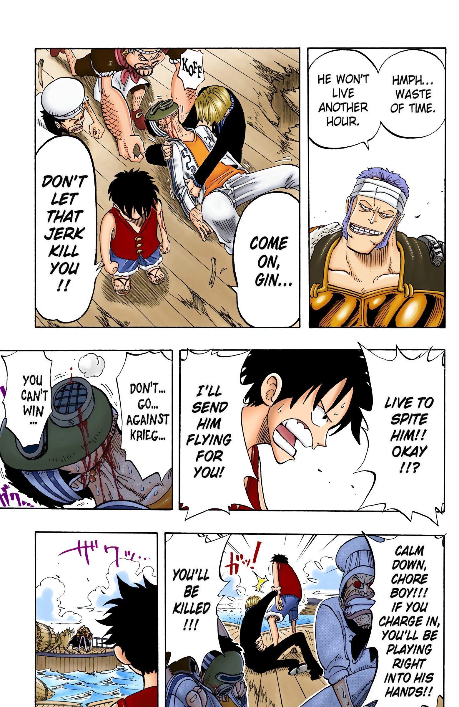 One Piece Colored Manga