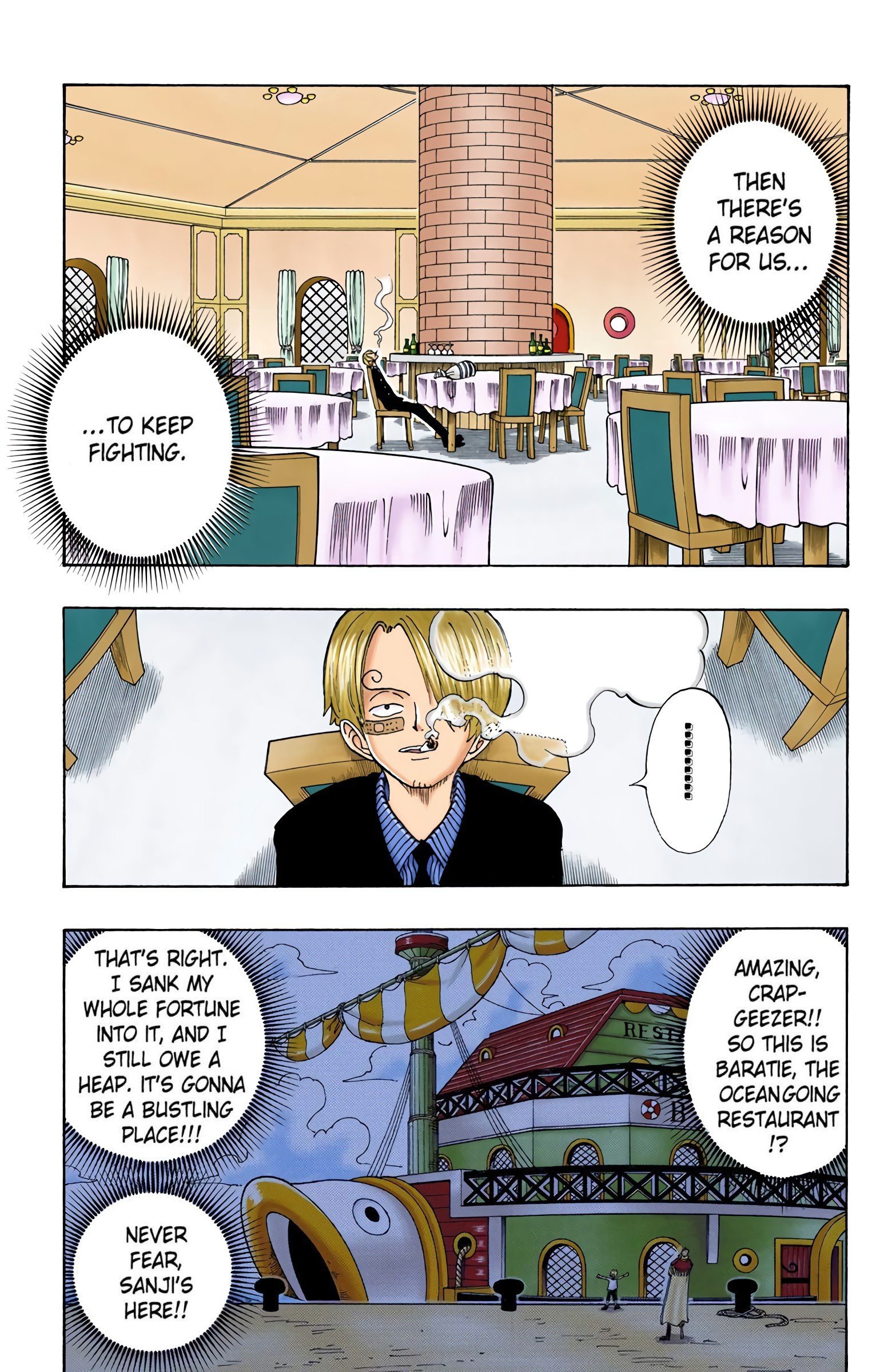 One Piece Colored Manga