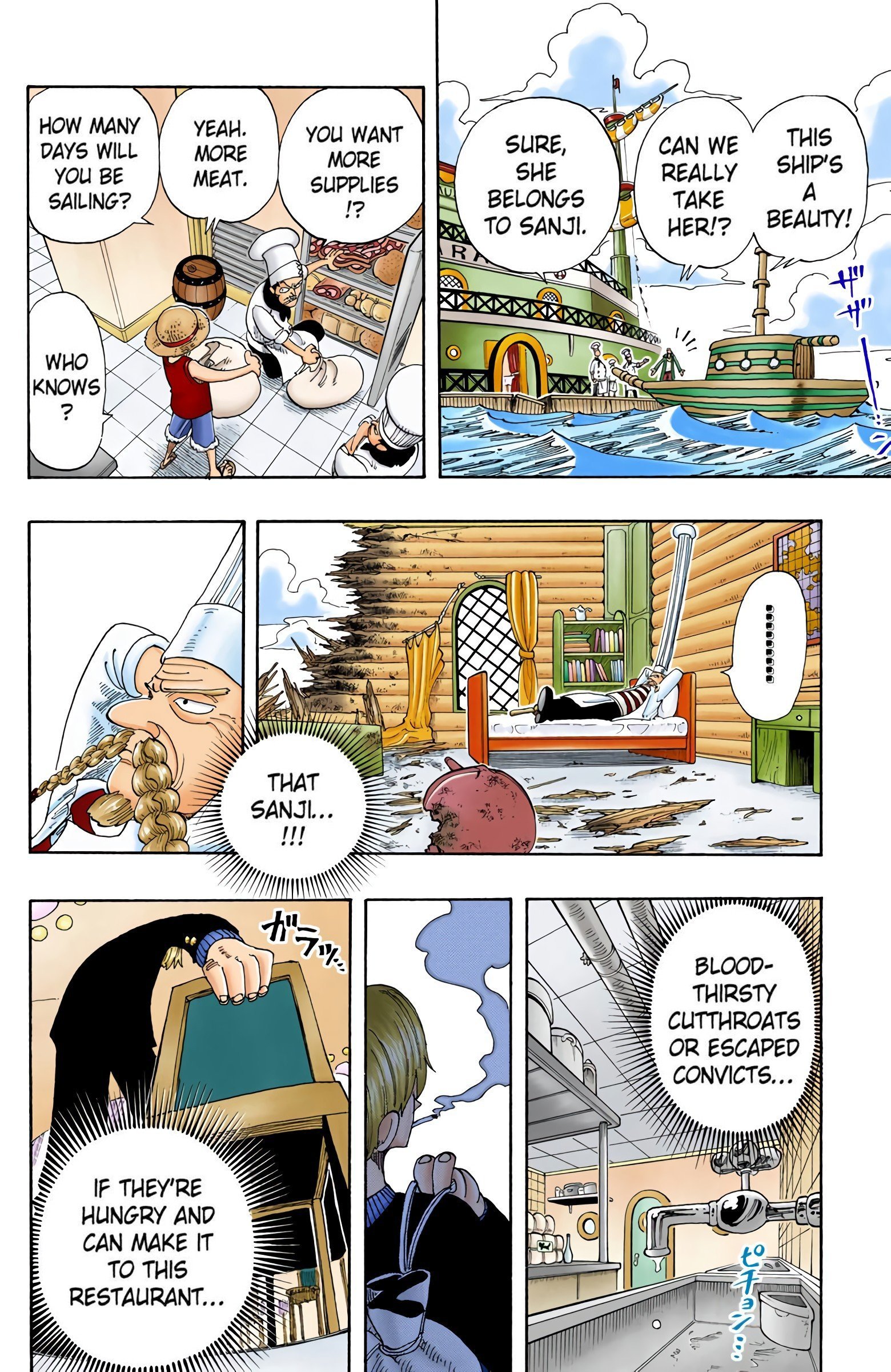 One Piece Colored Manga