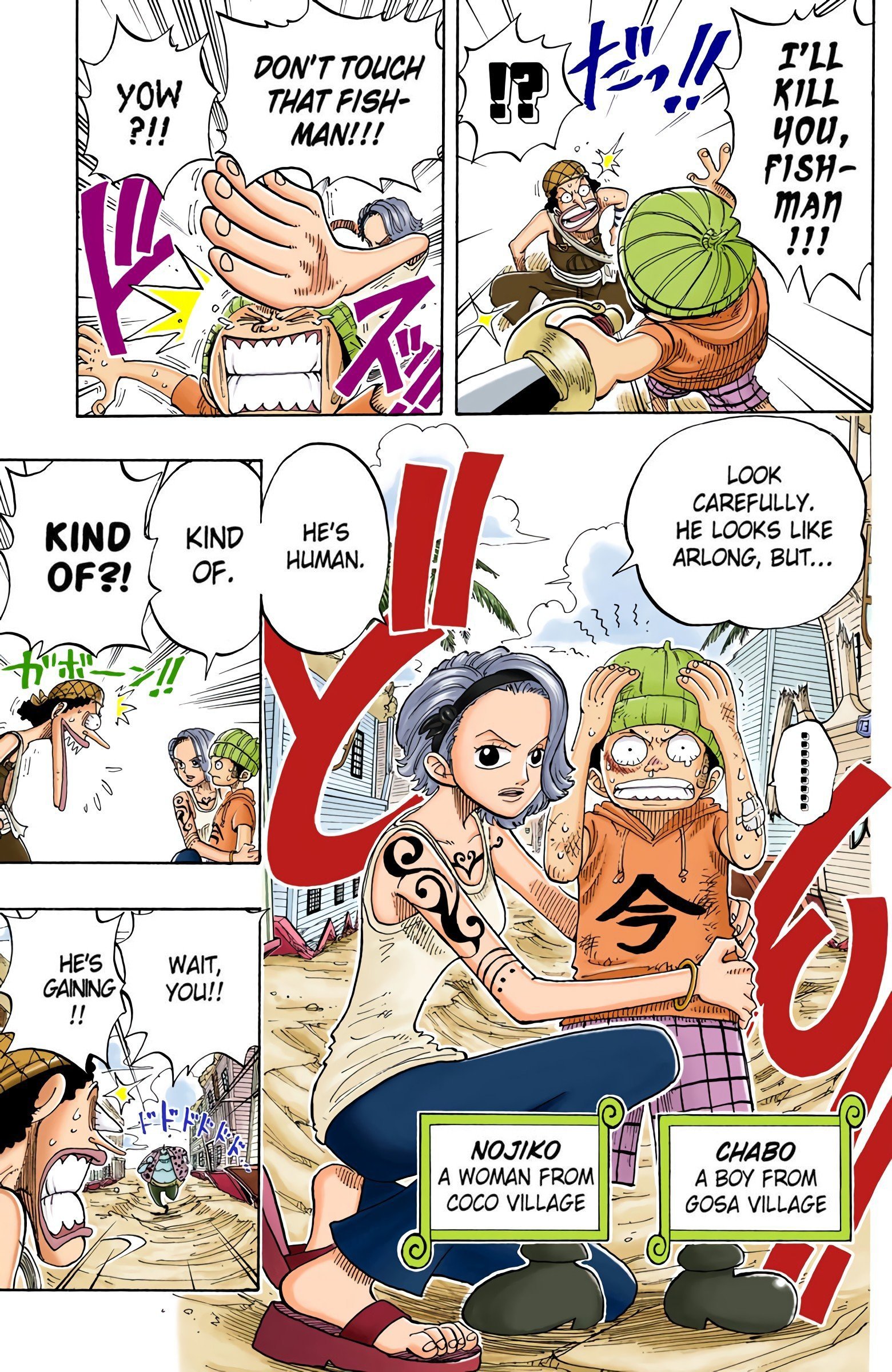 One Piece Colored Manga