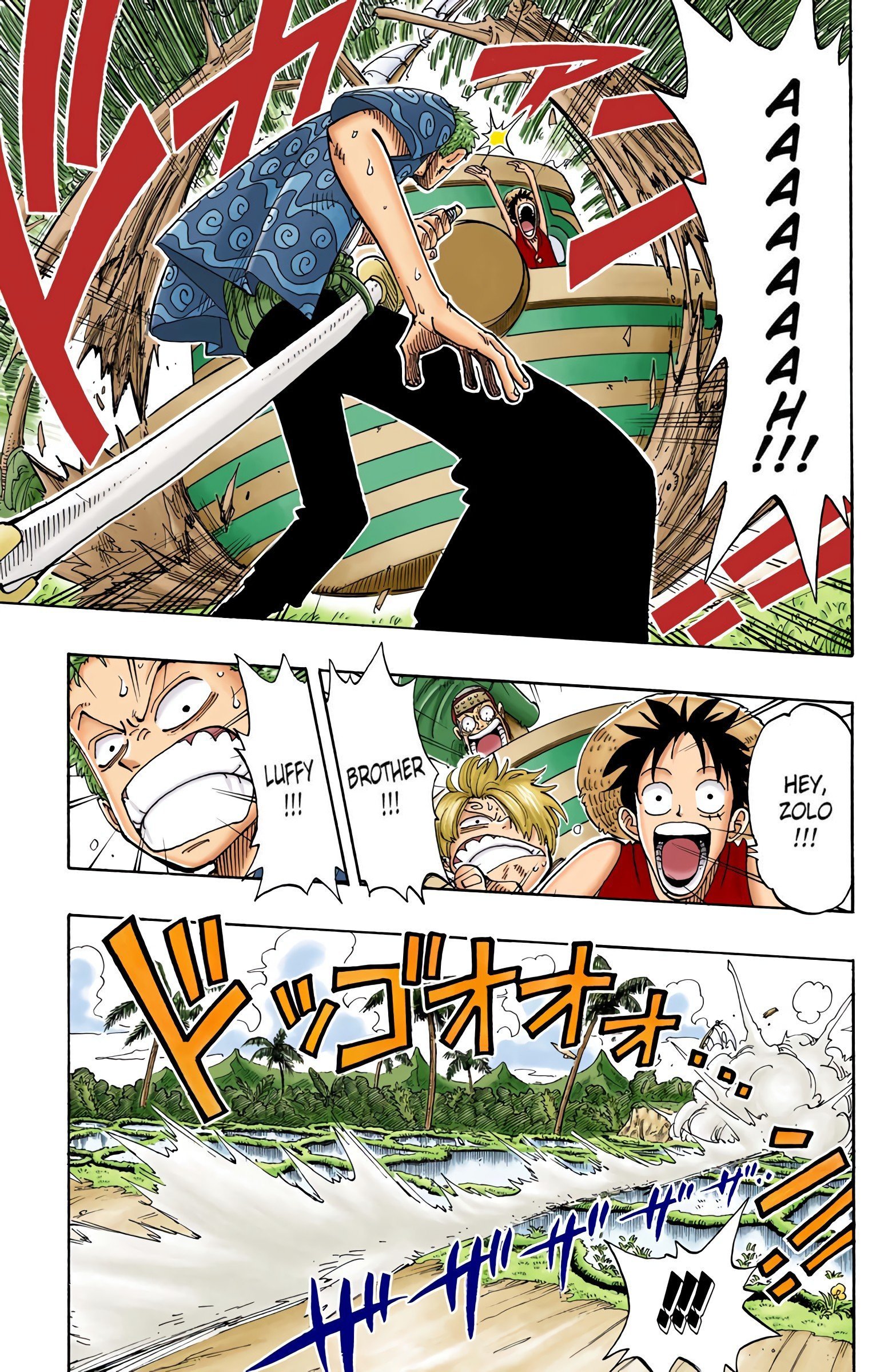 One Piece Colored Manga