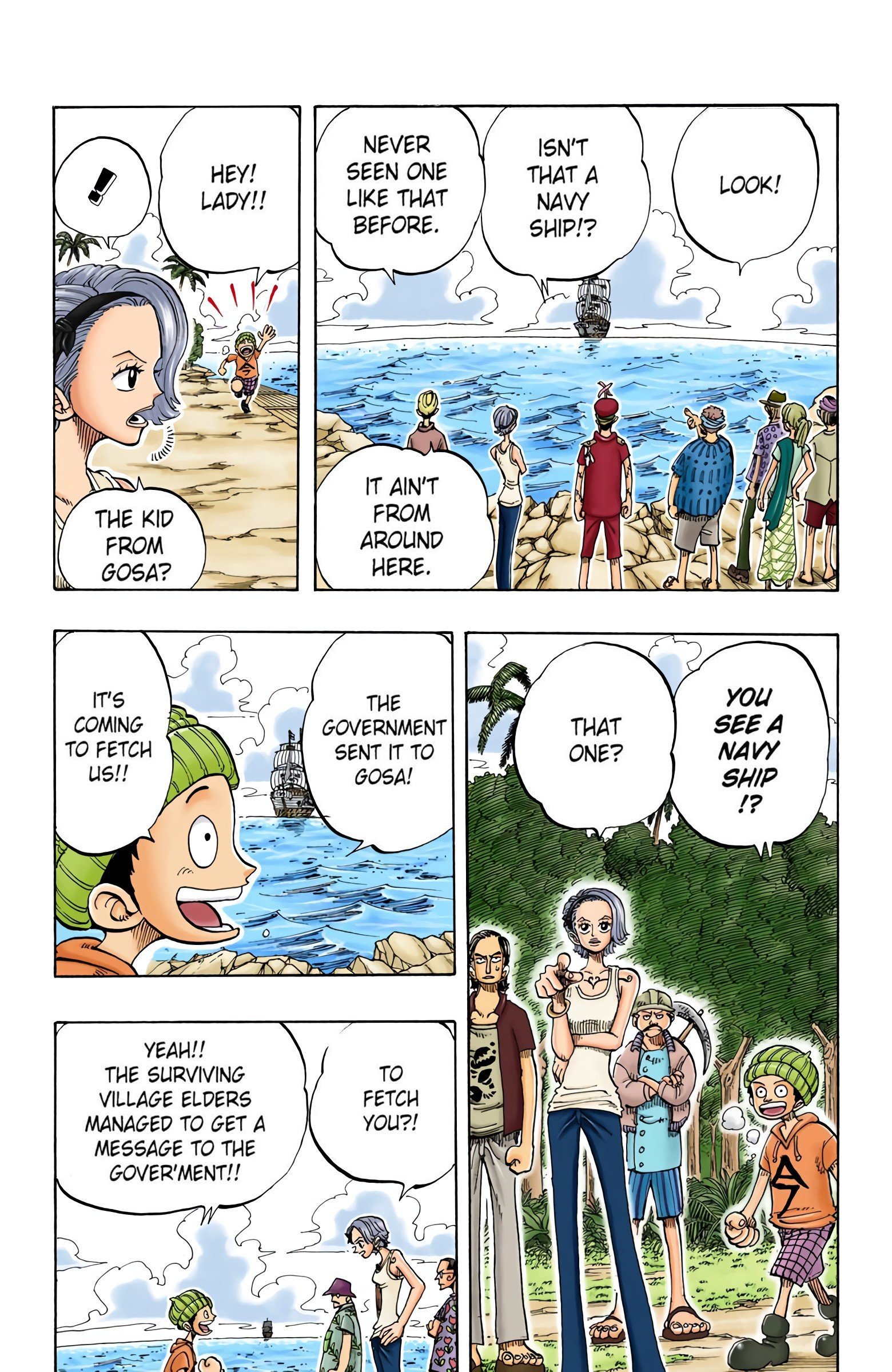 One Piece Colored Manga