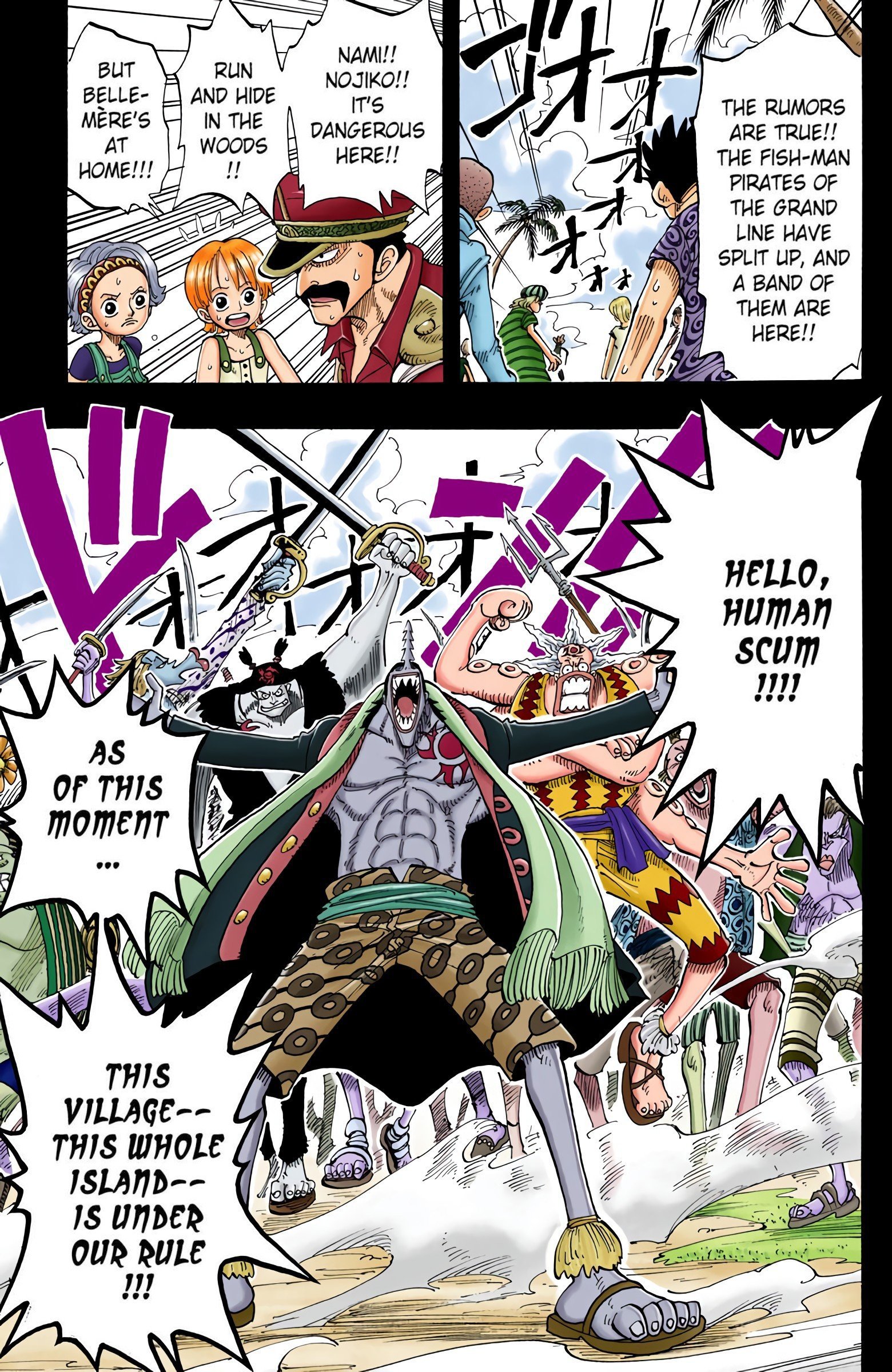 One Piece Colored Manga