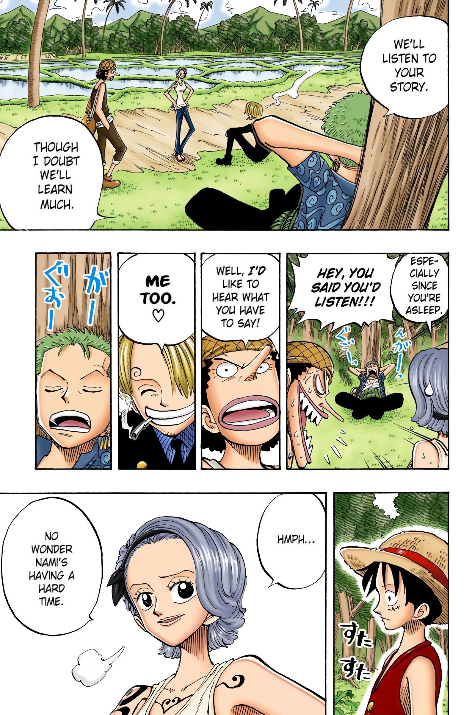 One Piece Colored Manga