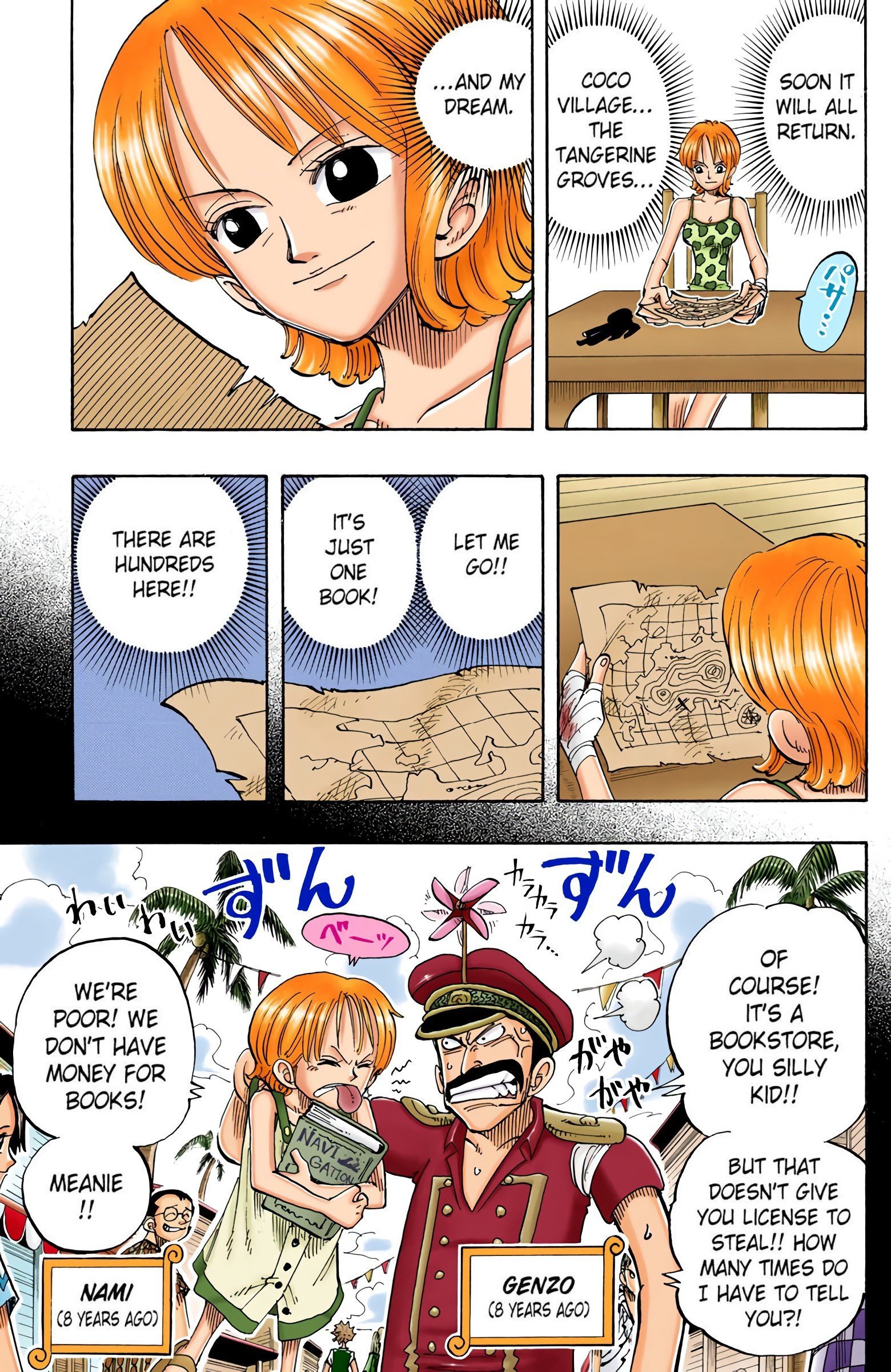 One Piece Colored Manga