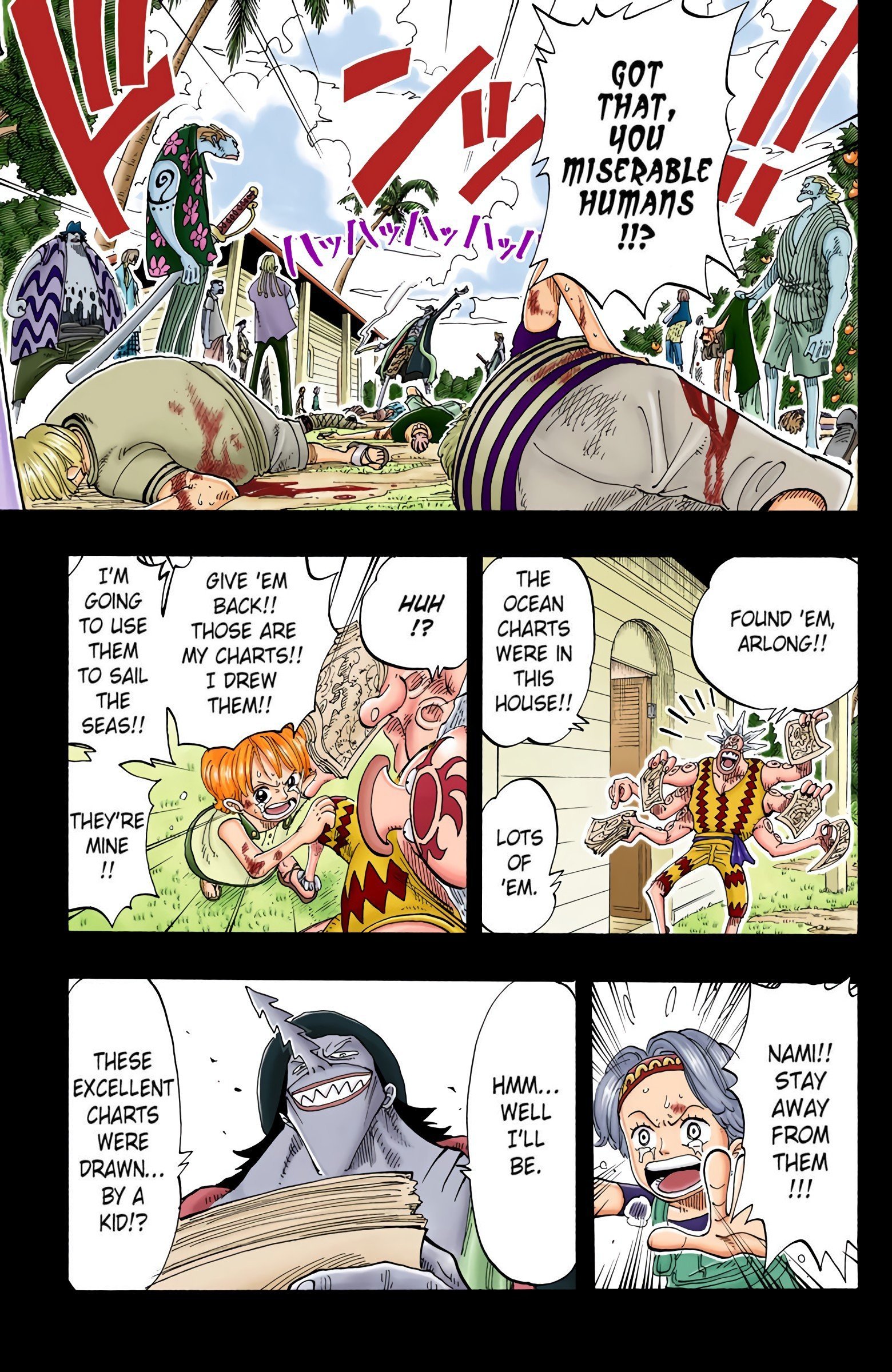 One Piece Colored Manga