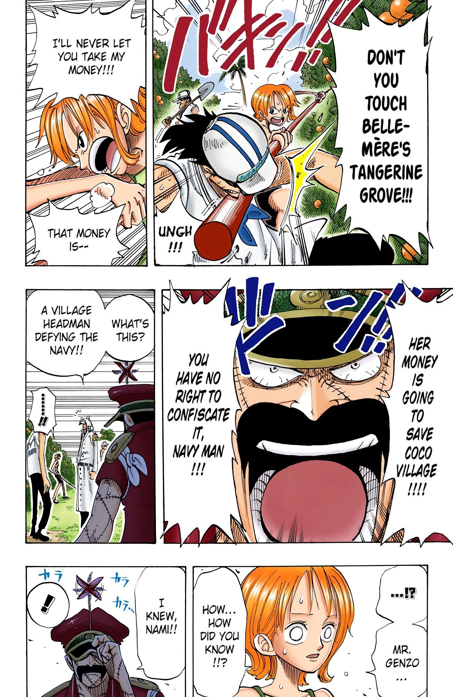 One Piece Colored Manga