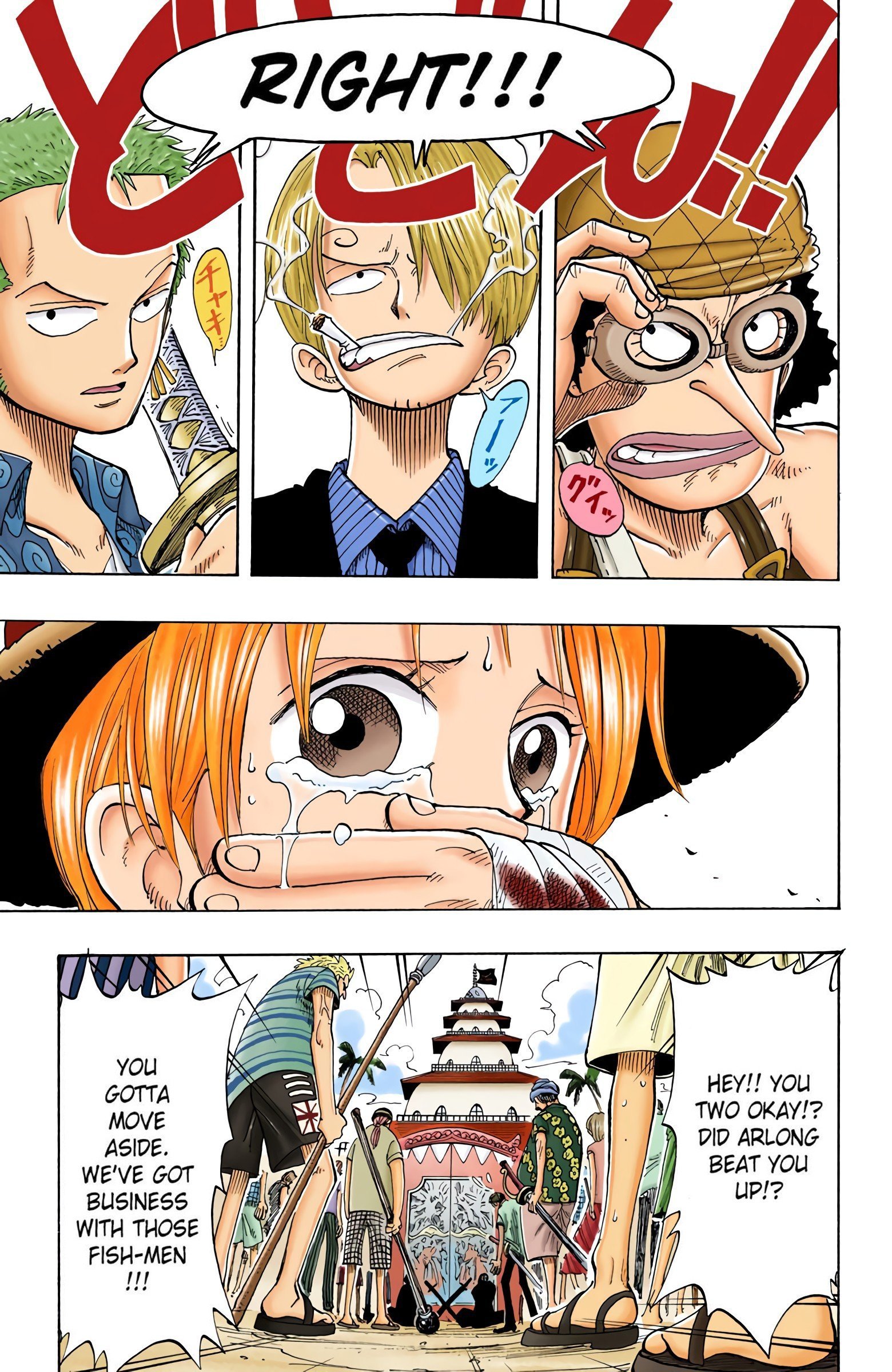 One Piece Colored Manga