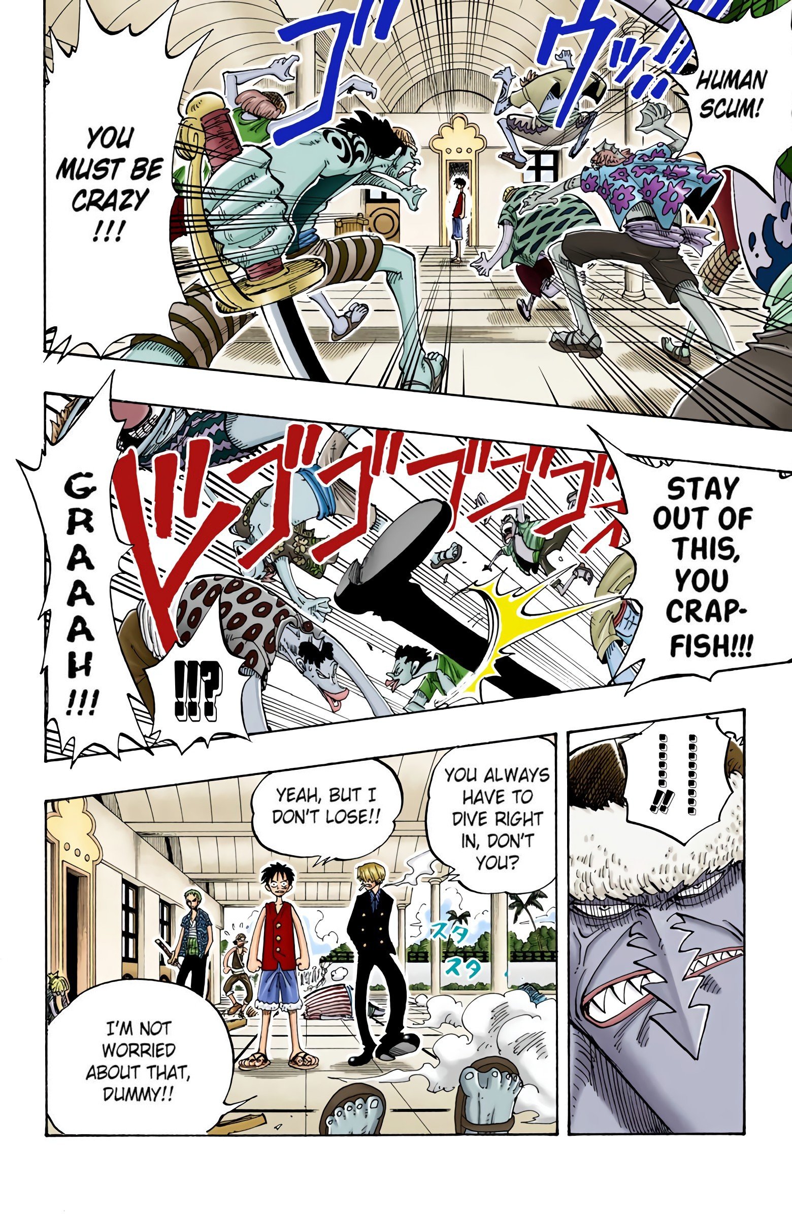 One Piece Colored Manga