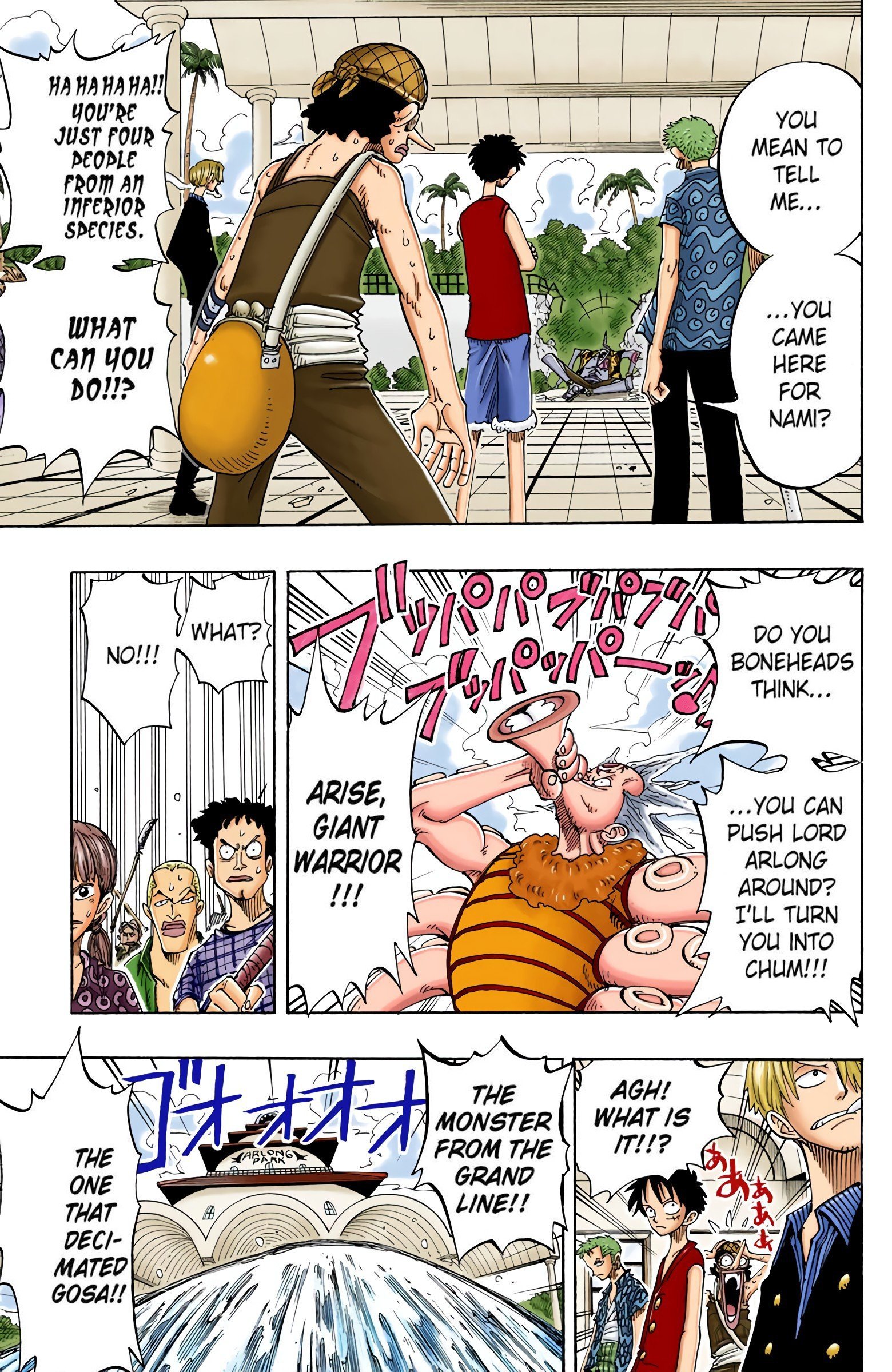 One Piece Colored Manga