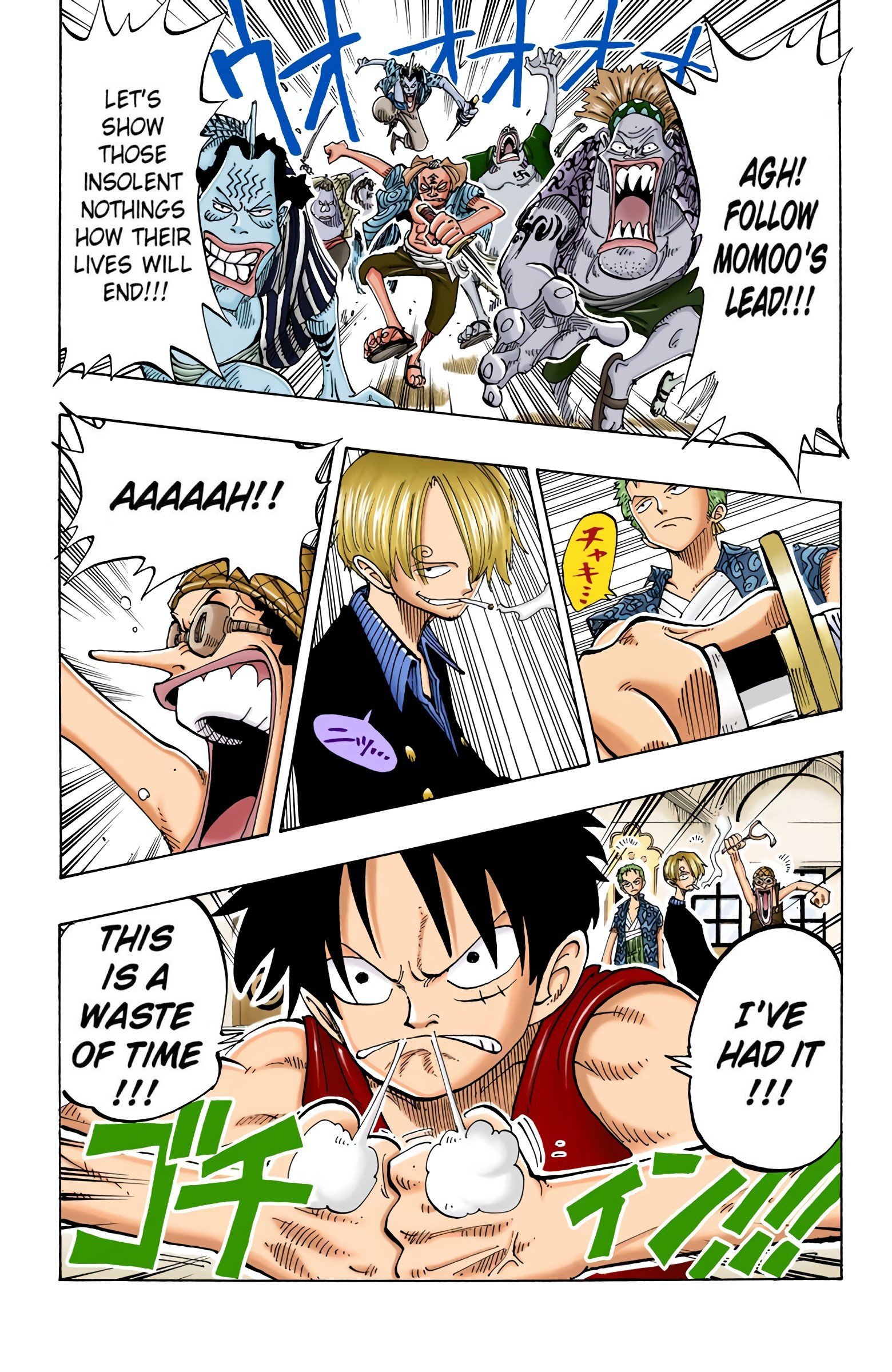 One Piece Colored Manga