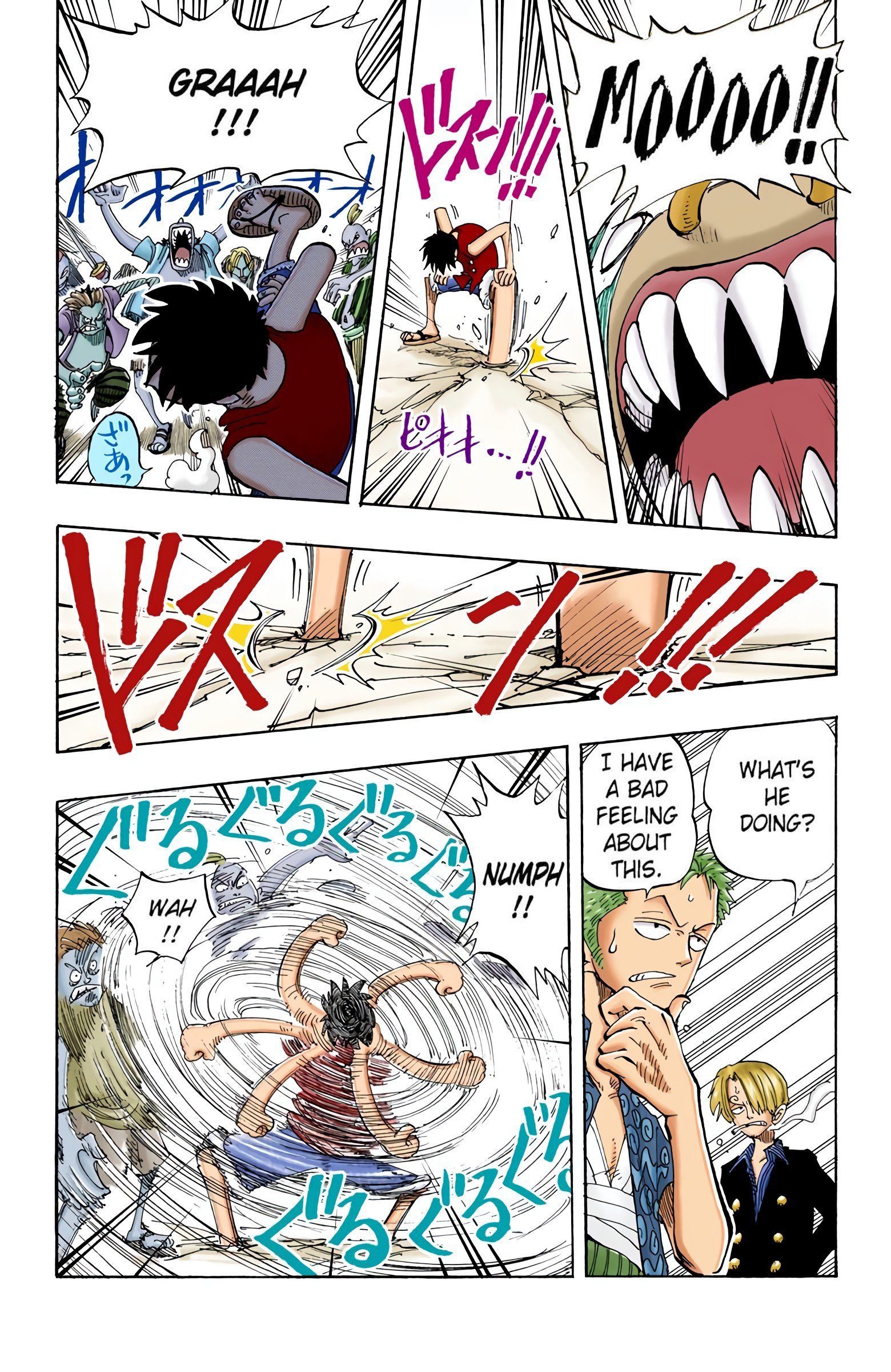 One Piece Colored Manga