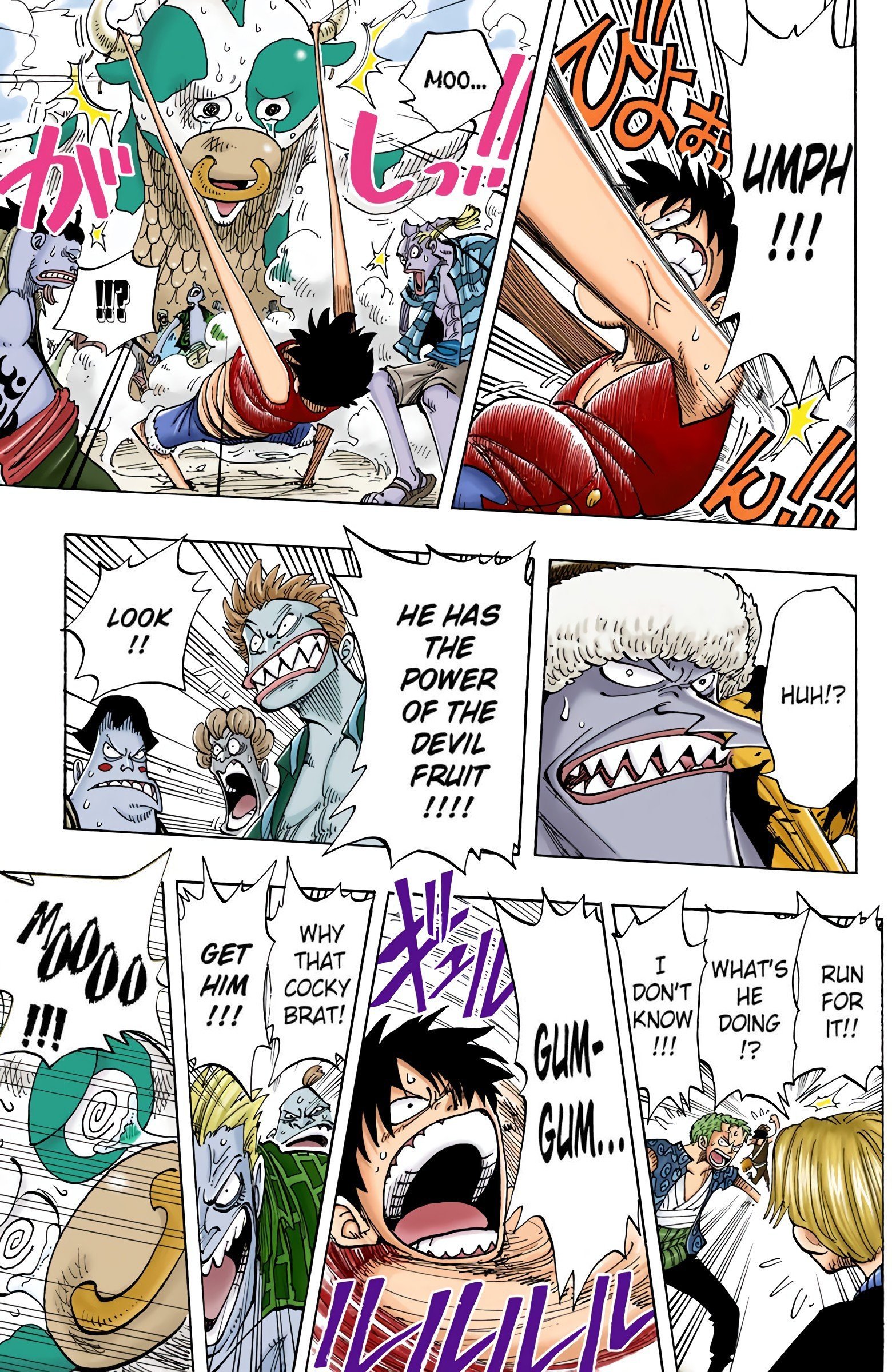 One Piece Colored Manga