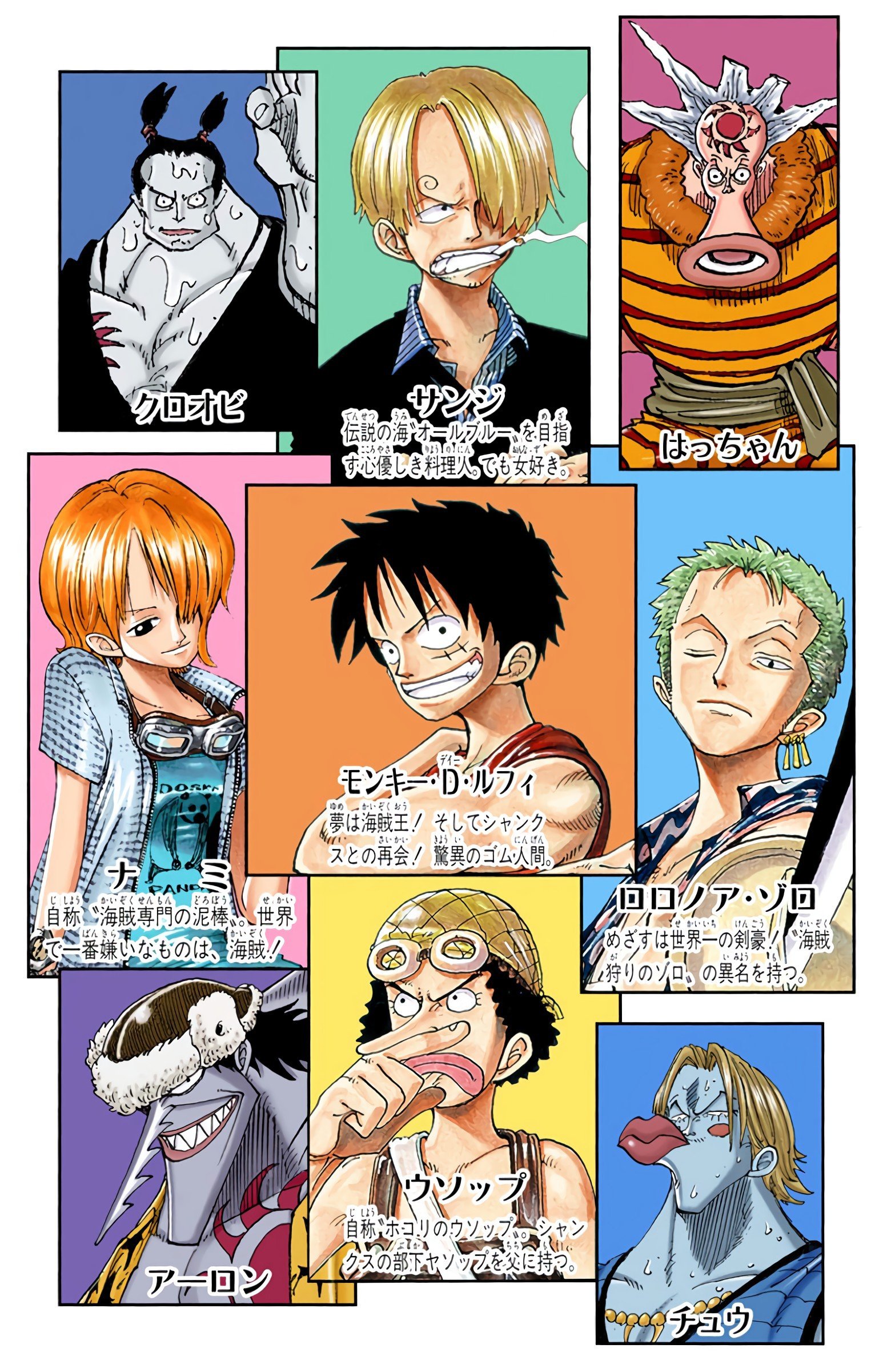 One Piece Colored Manga