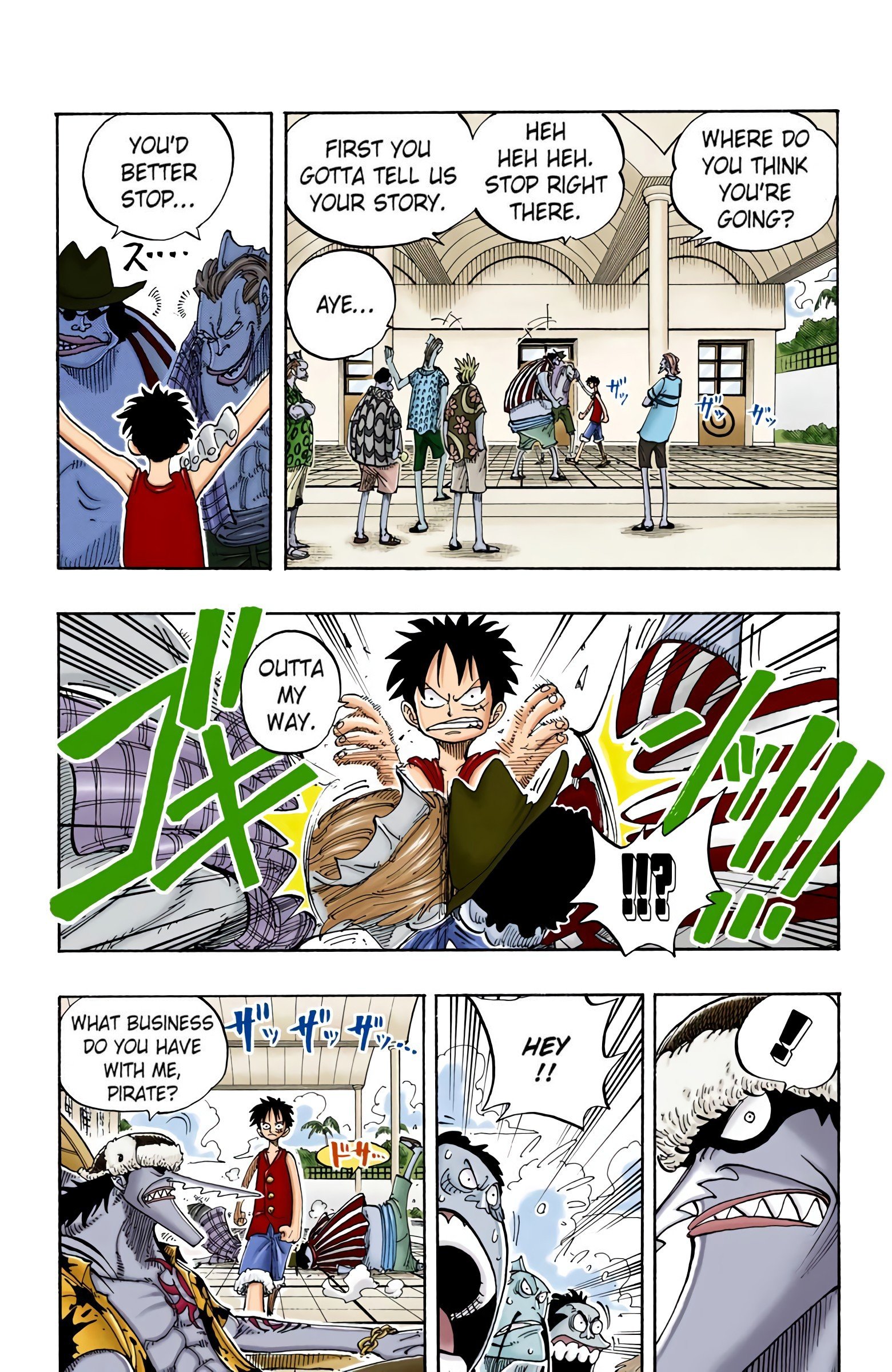 One Piece Colored Manga