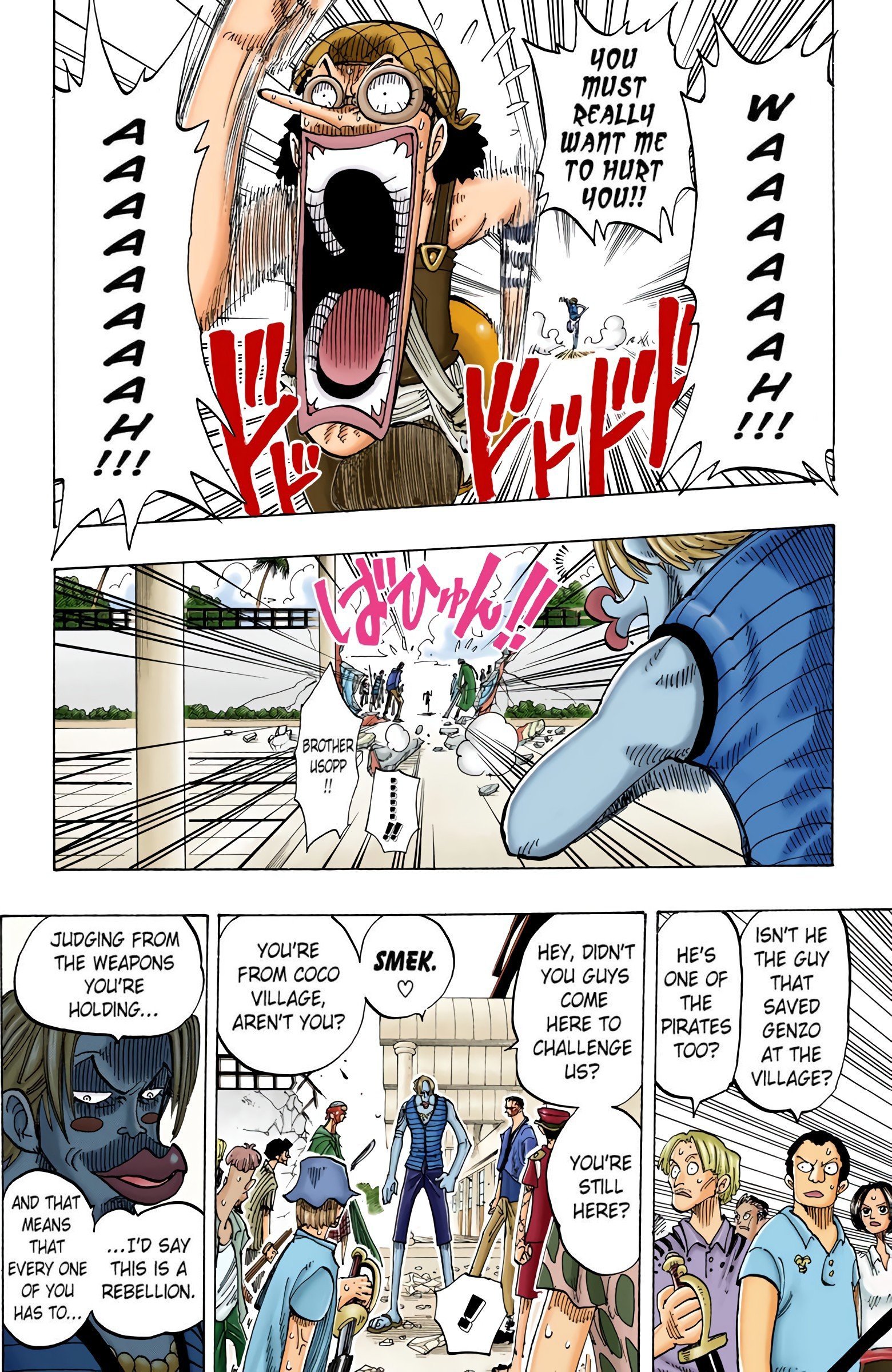 One Piece Colored Manga