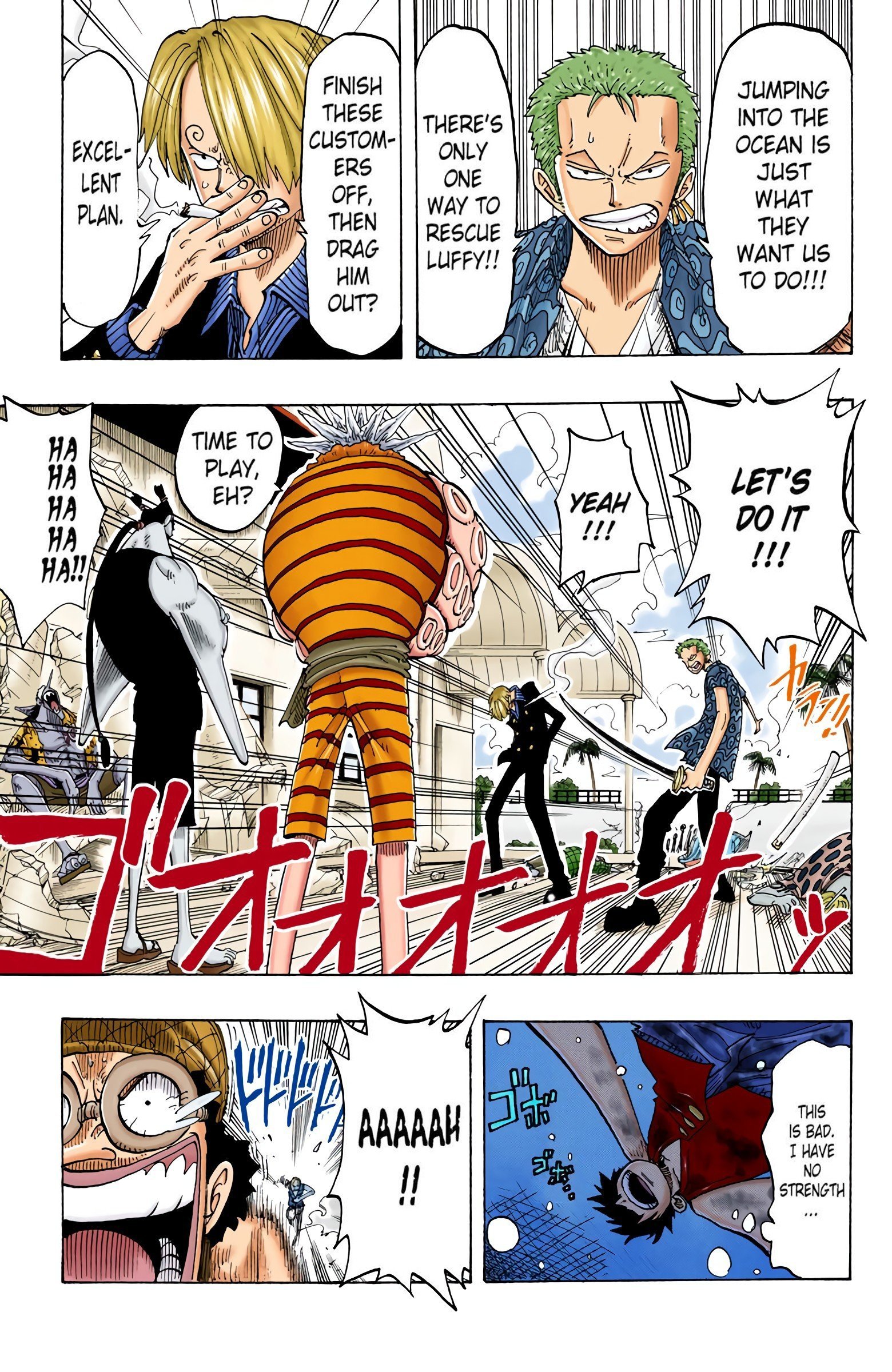 One Piece Colored Manga