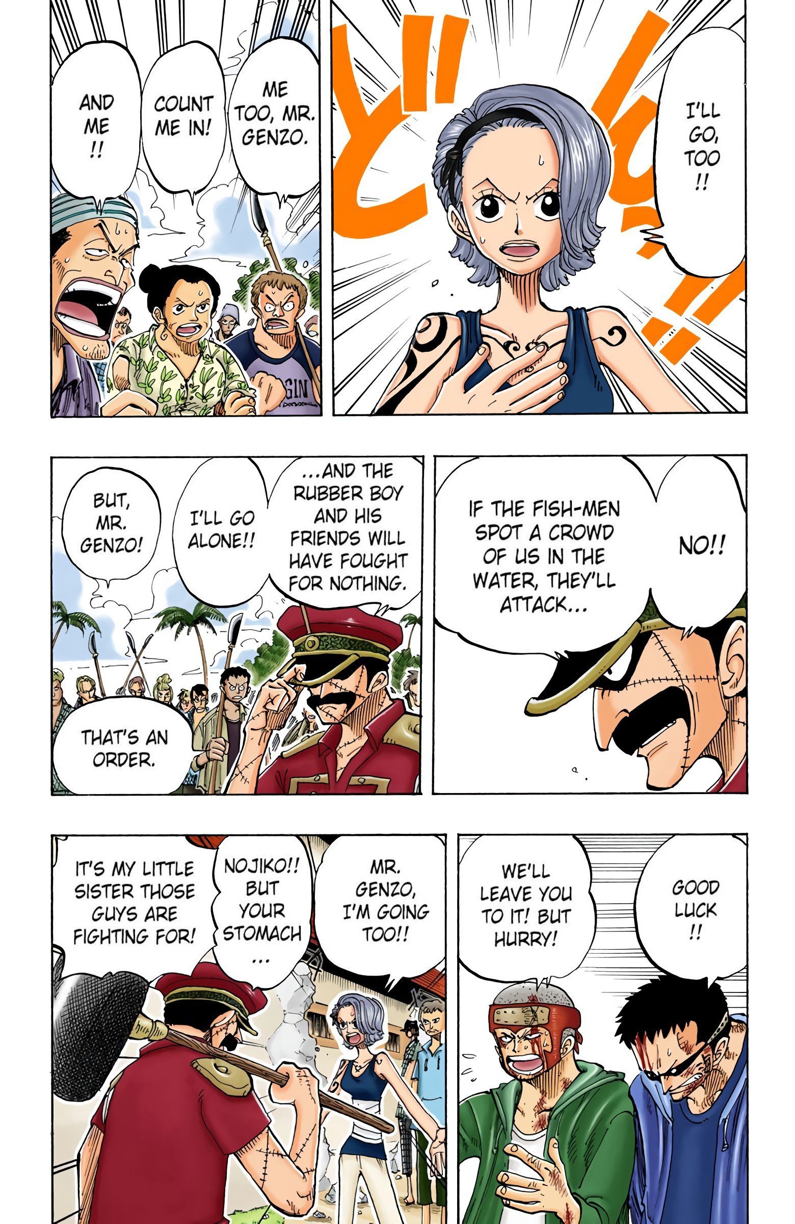 One Piece Colored Manga