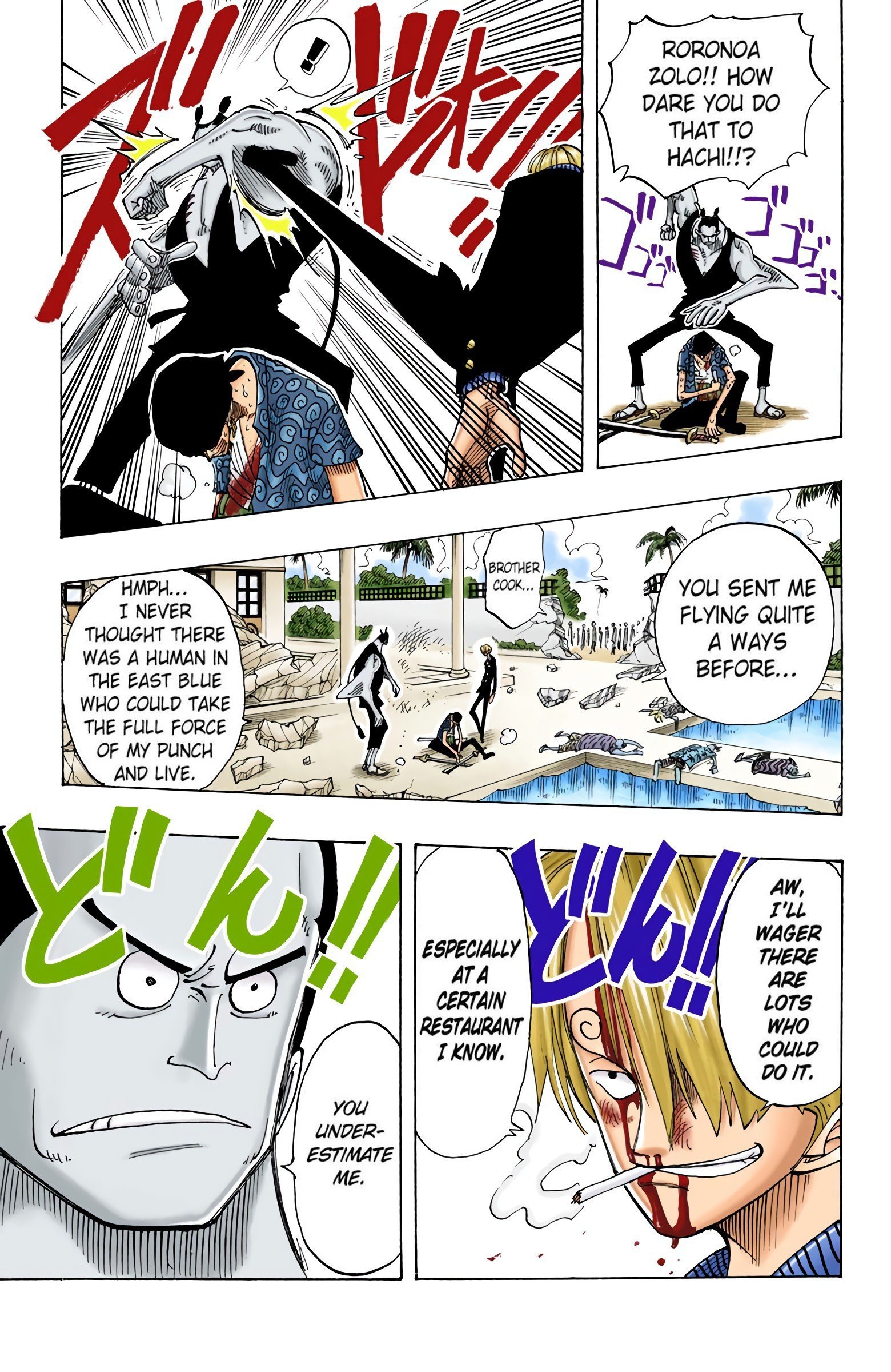 One Piece Colored Manga