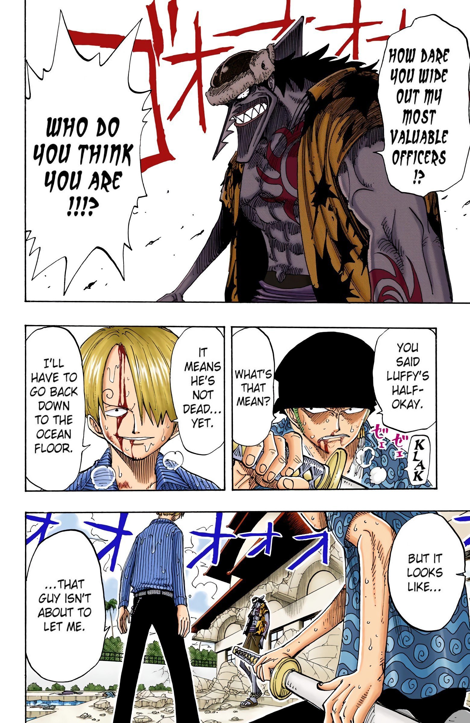 One Piece Colored Manga