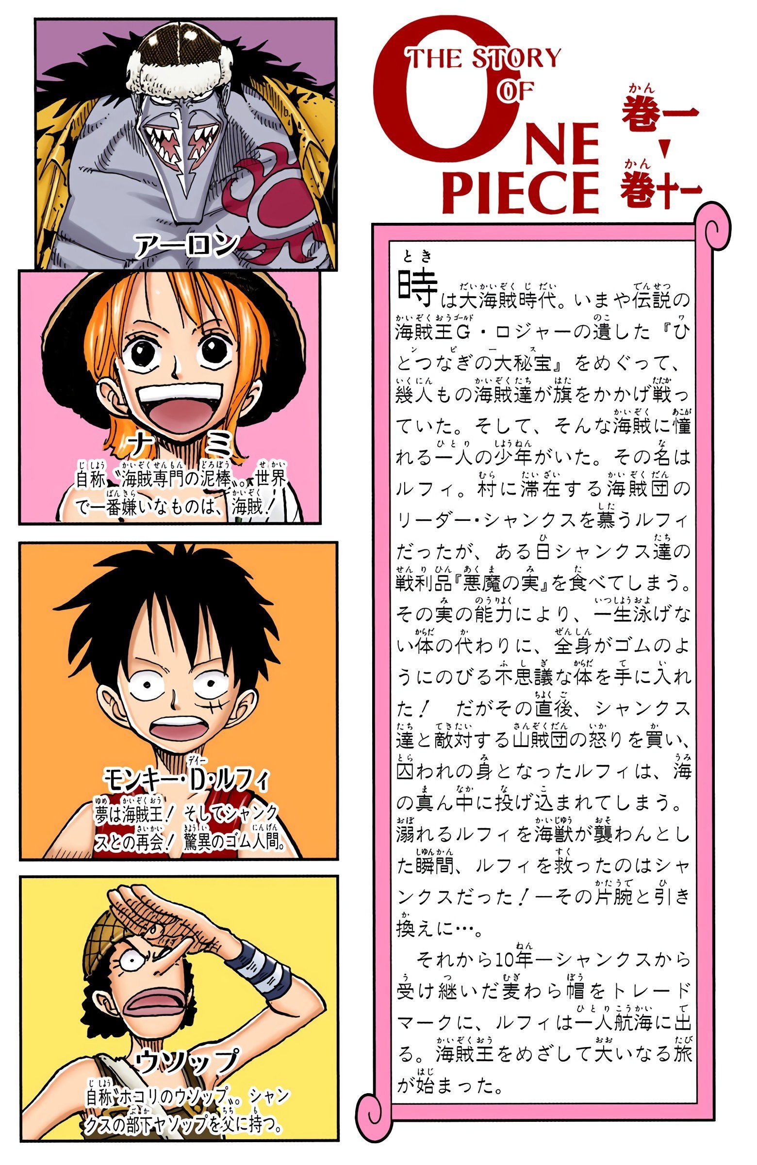 One Piece Colored Manga