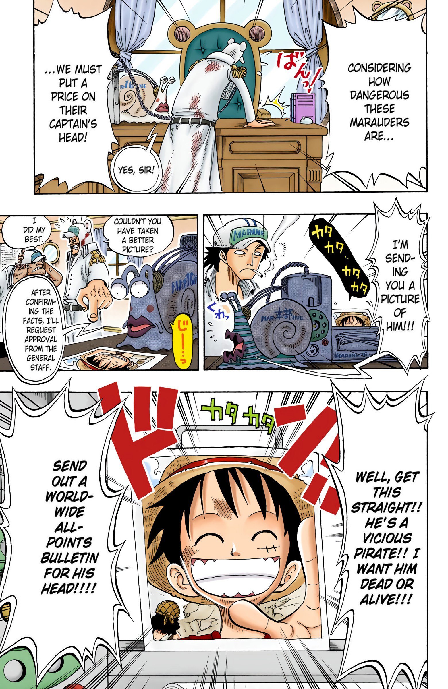 One Piece Colored Manga