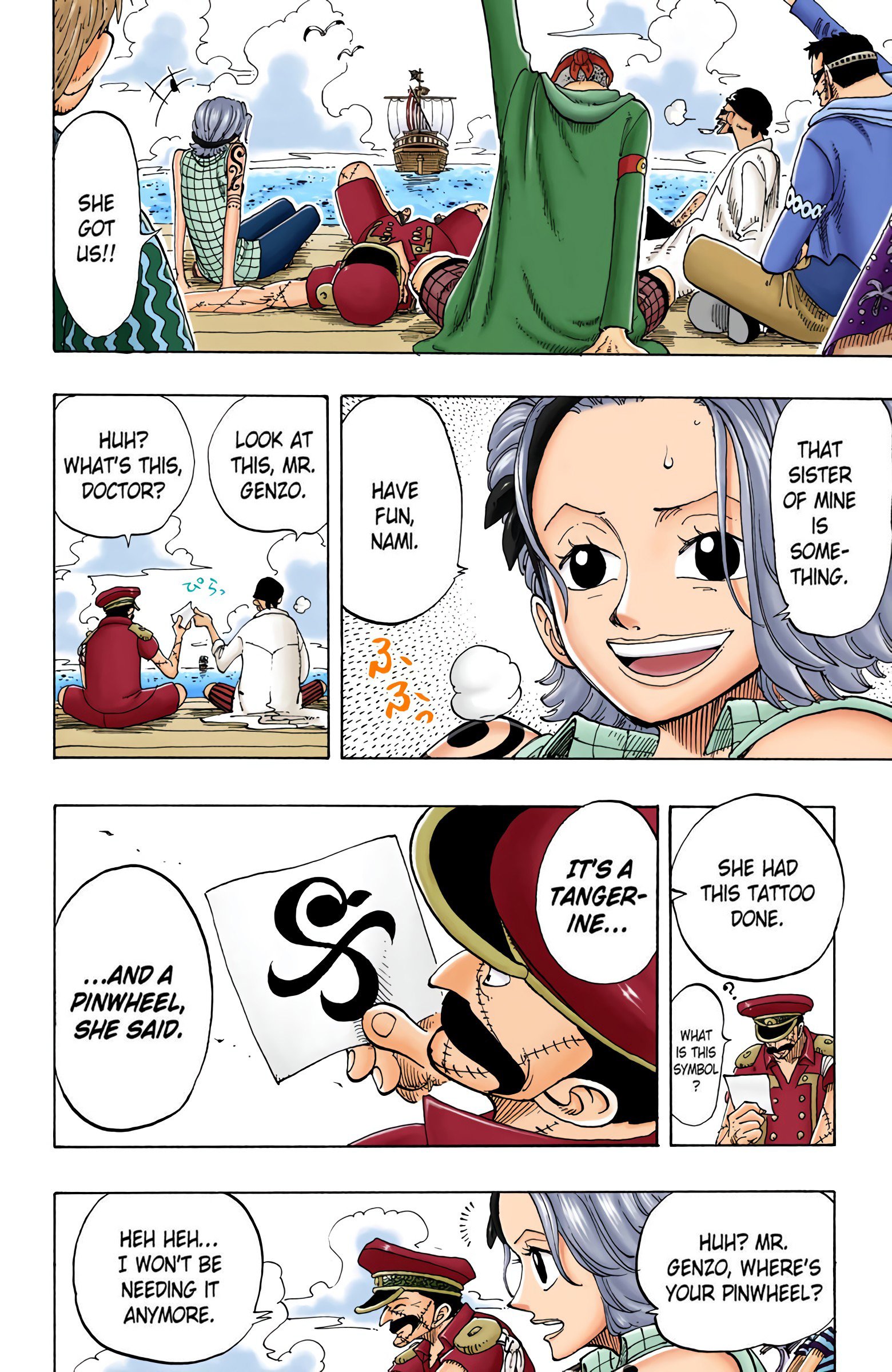 One Piece Colored Manga