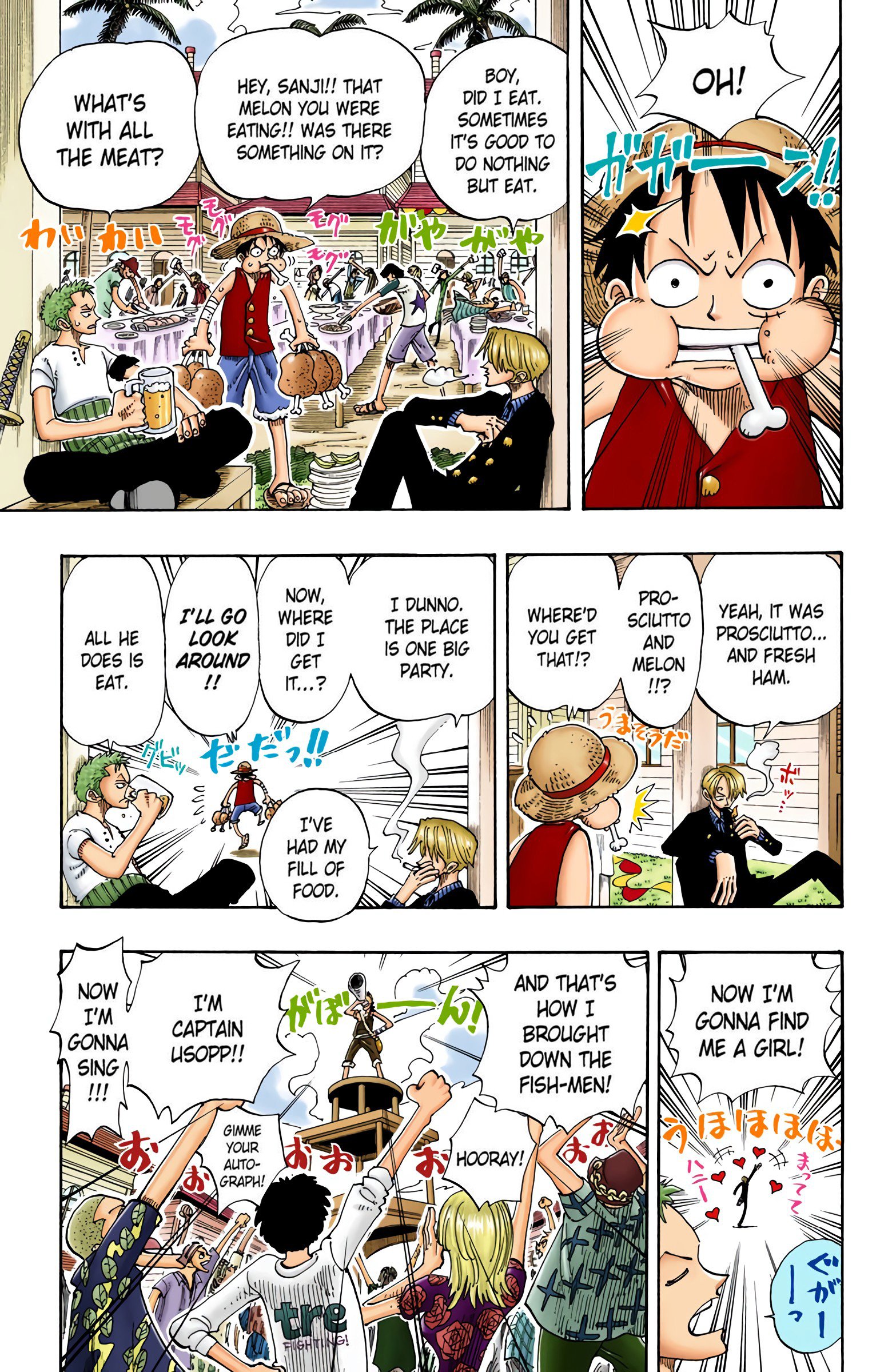 One Piece Colored Manga