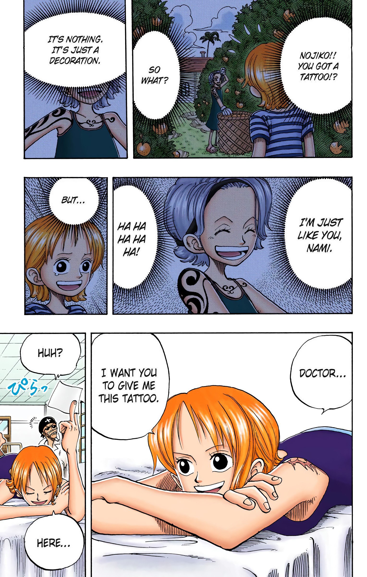 One Piece Colored Manga