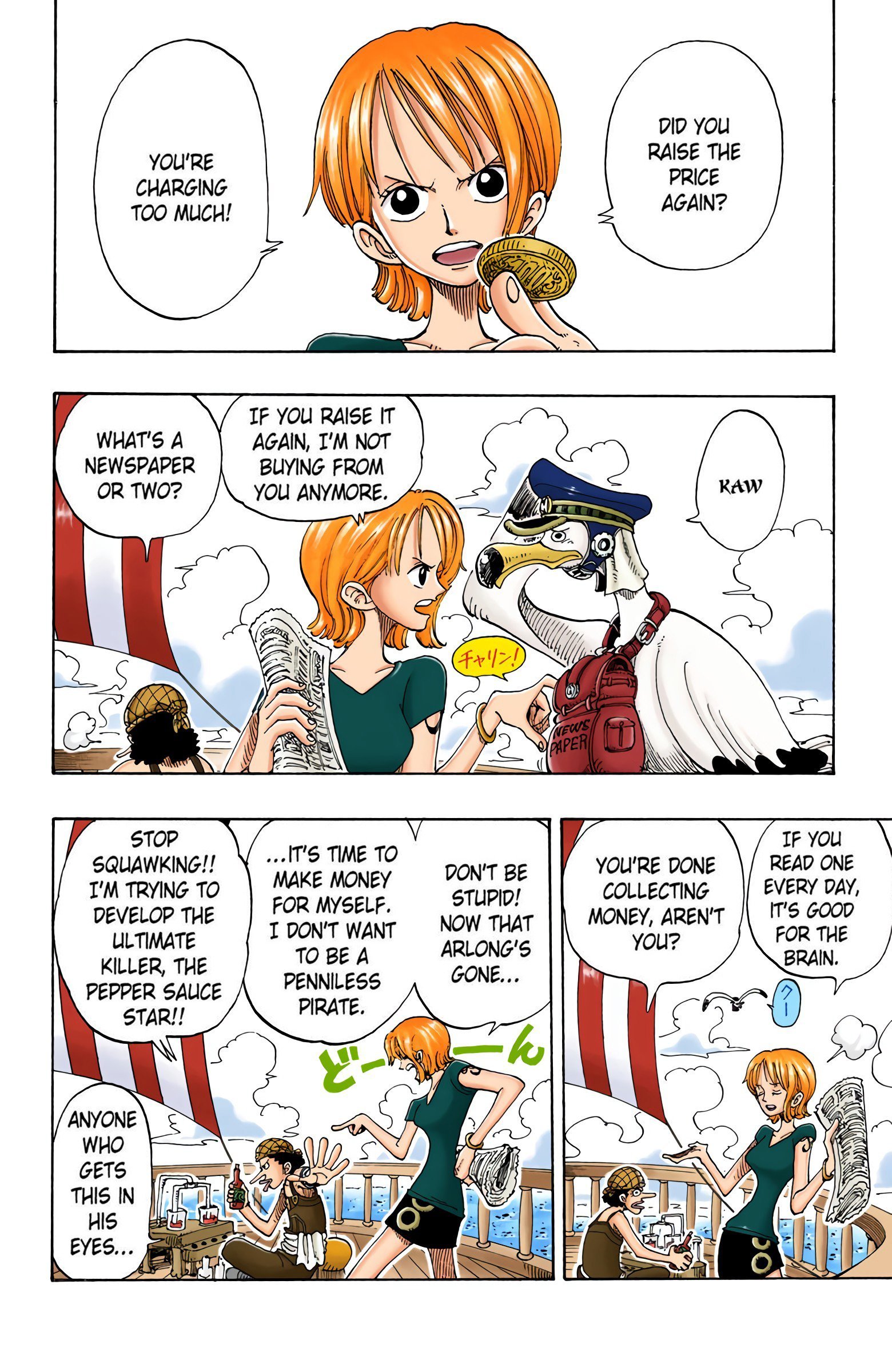 One Piece Colored Manga