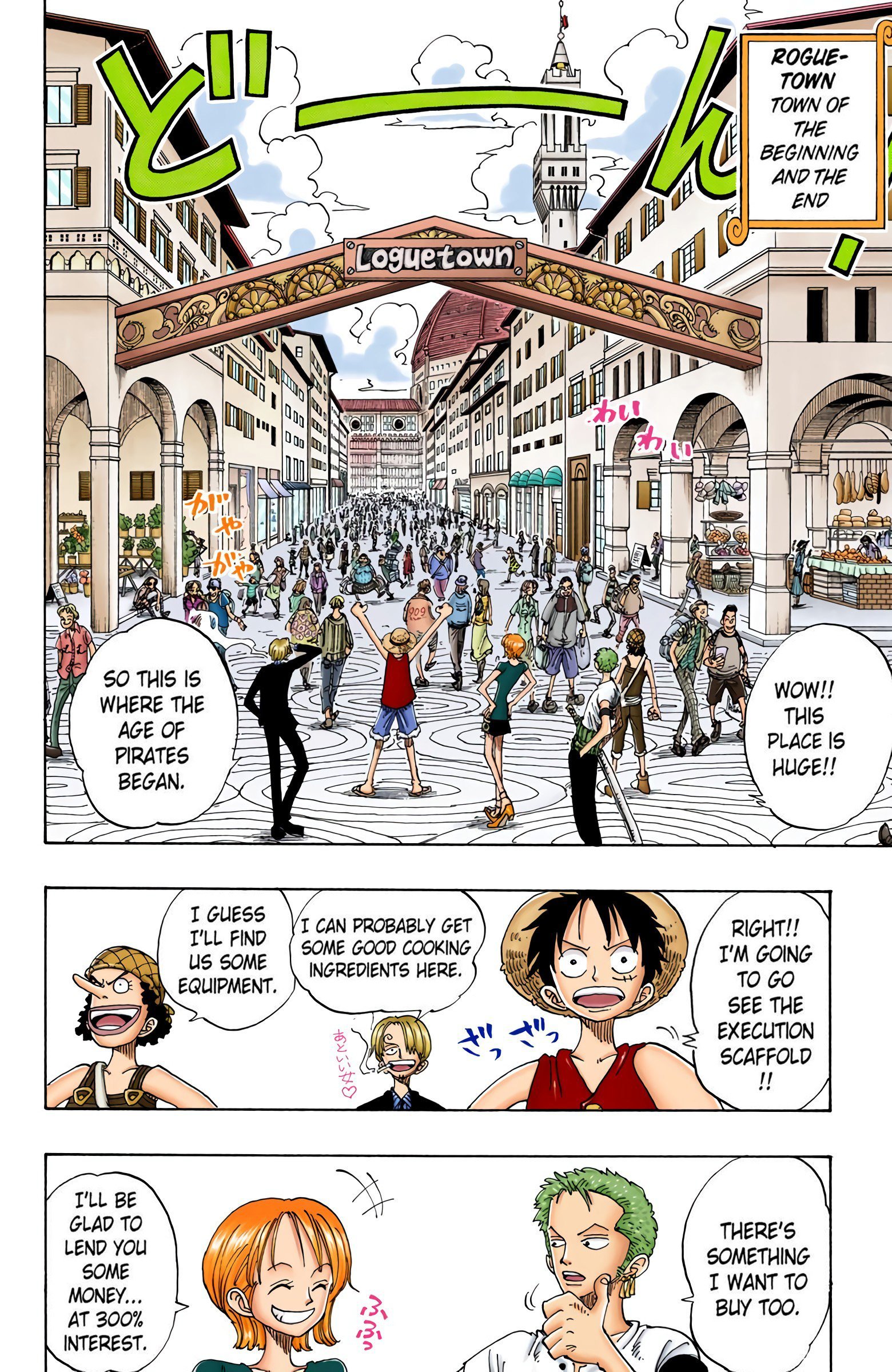 One Piece Colored Manga