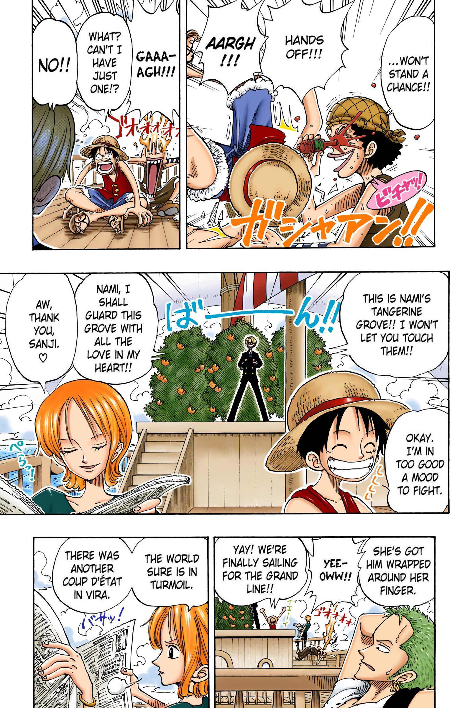 One Piece Colored Manga