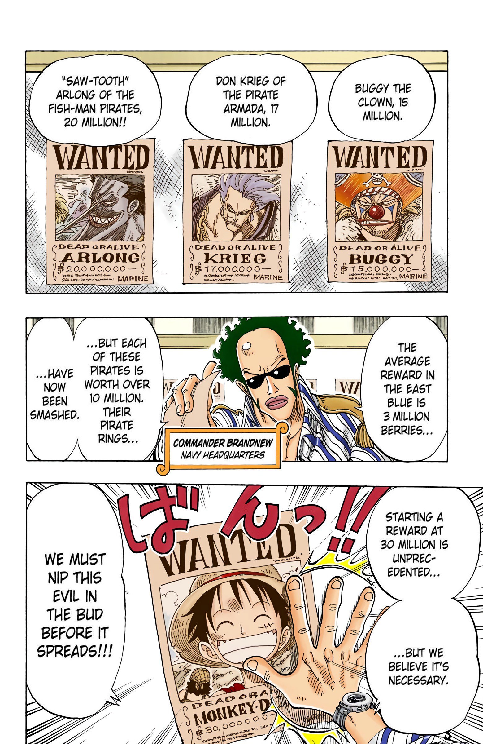 One Piece Colored Manga