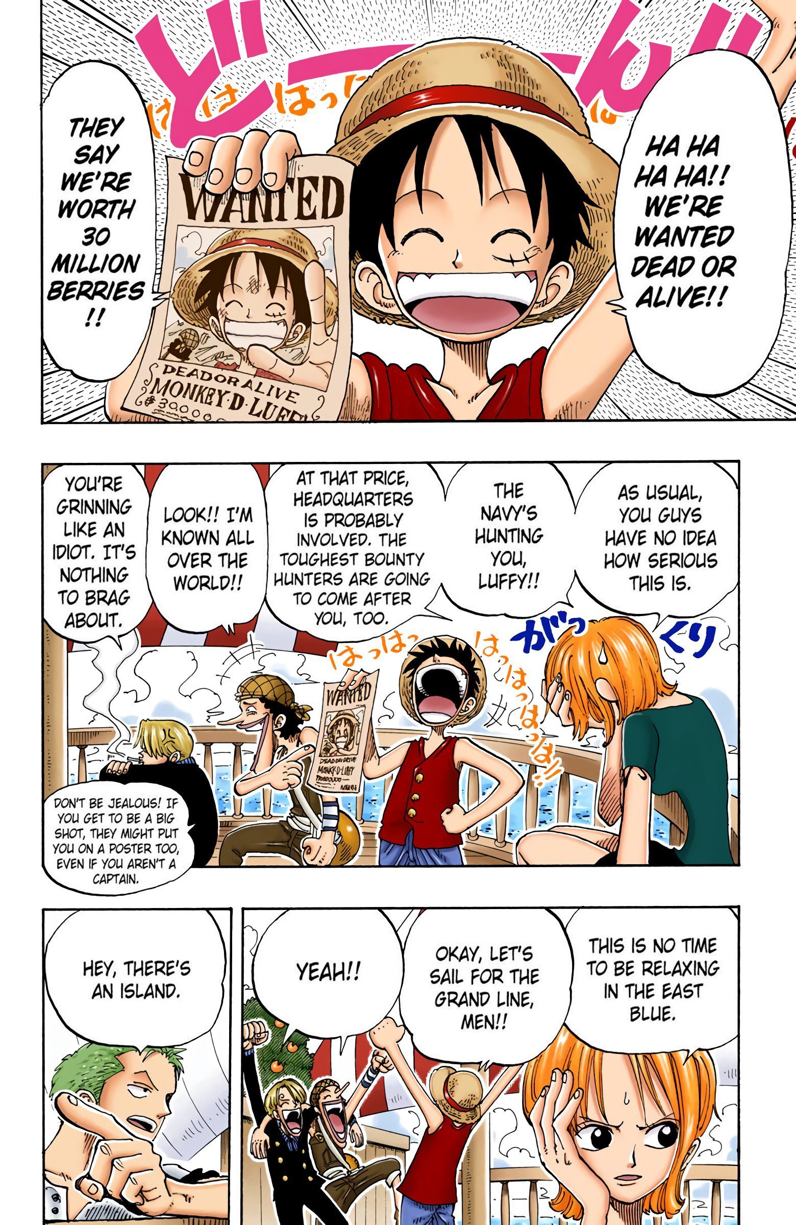 One Piece Colored Manga