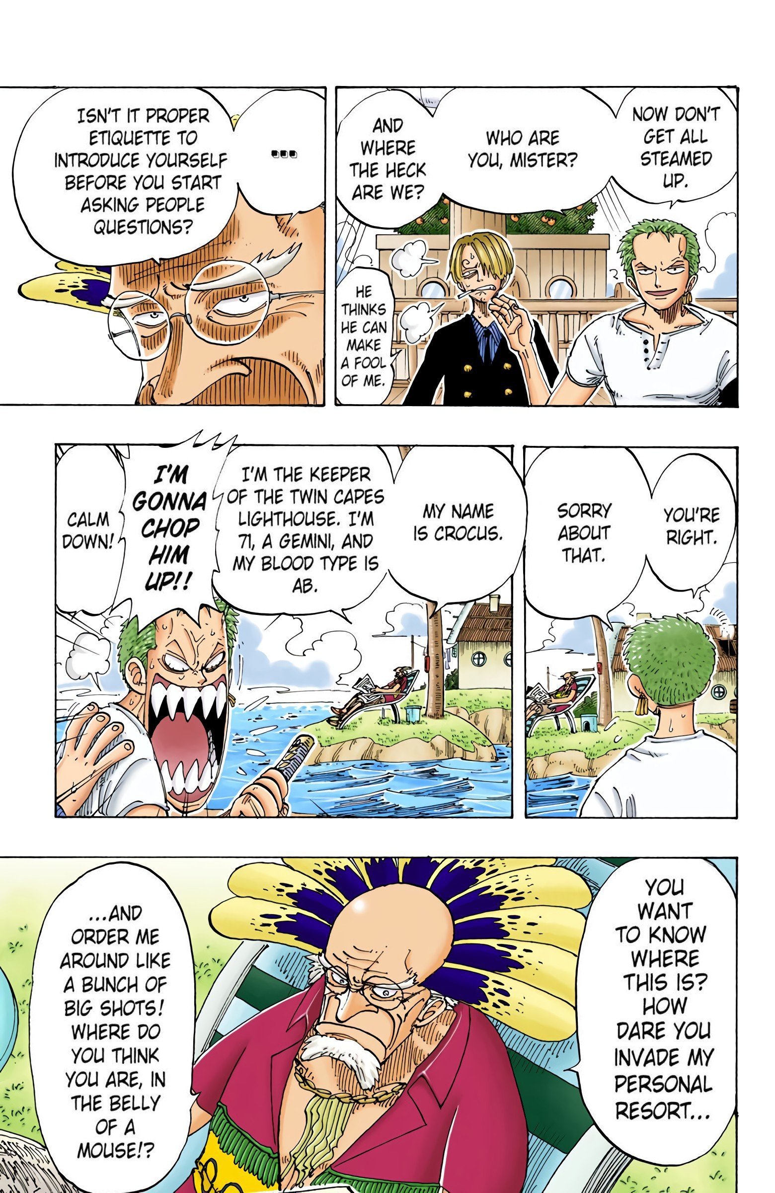 One Piece Colored Manga