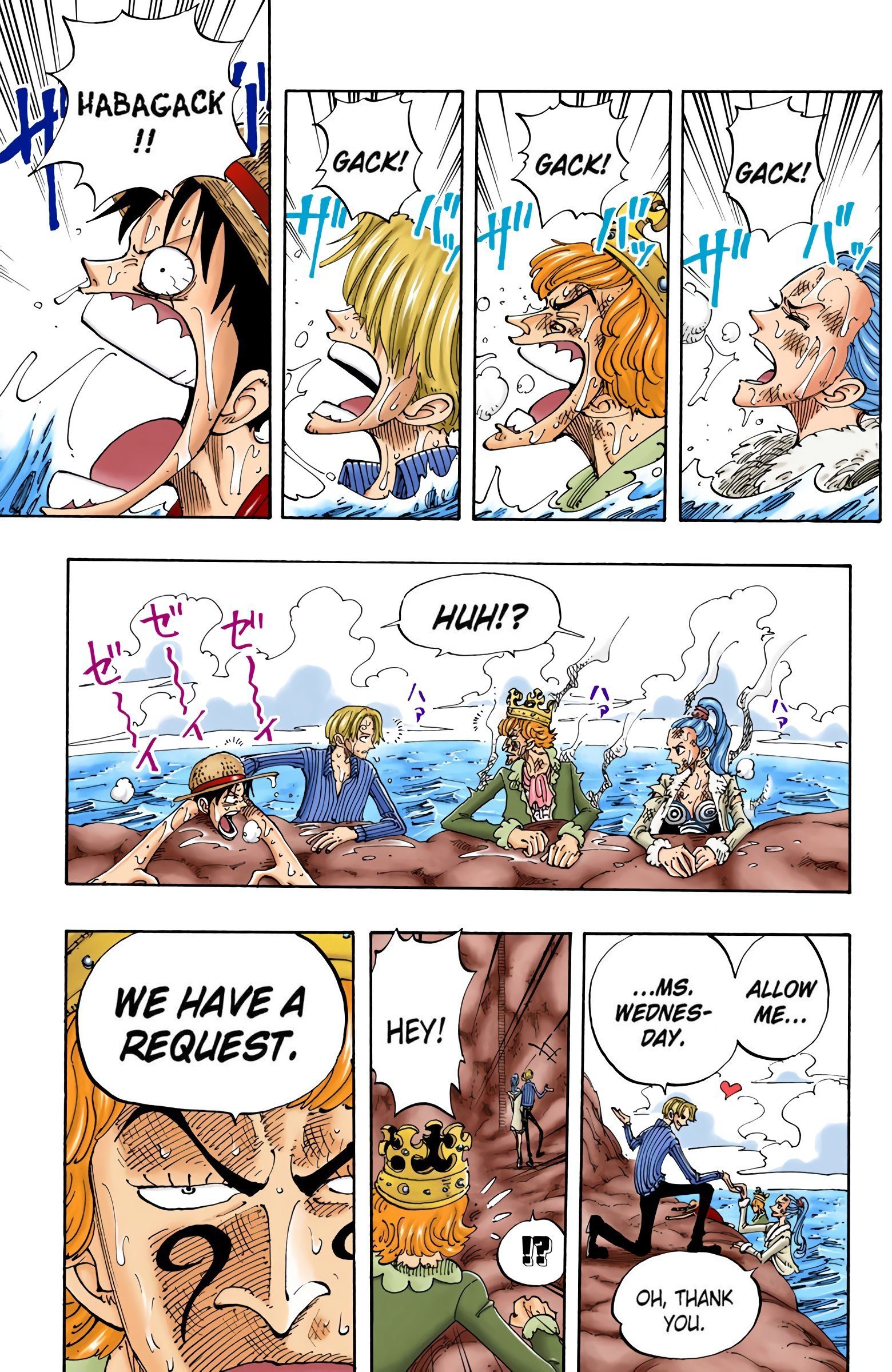 One Piece Colored Manga