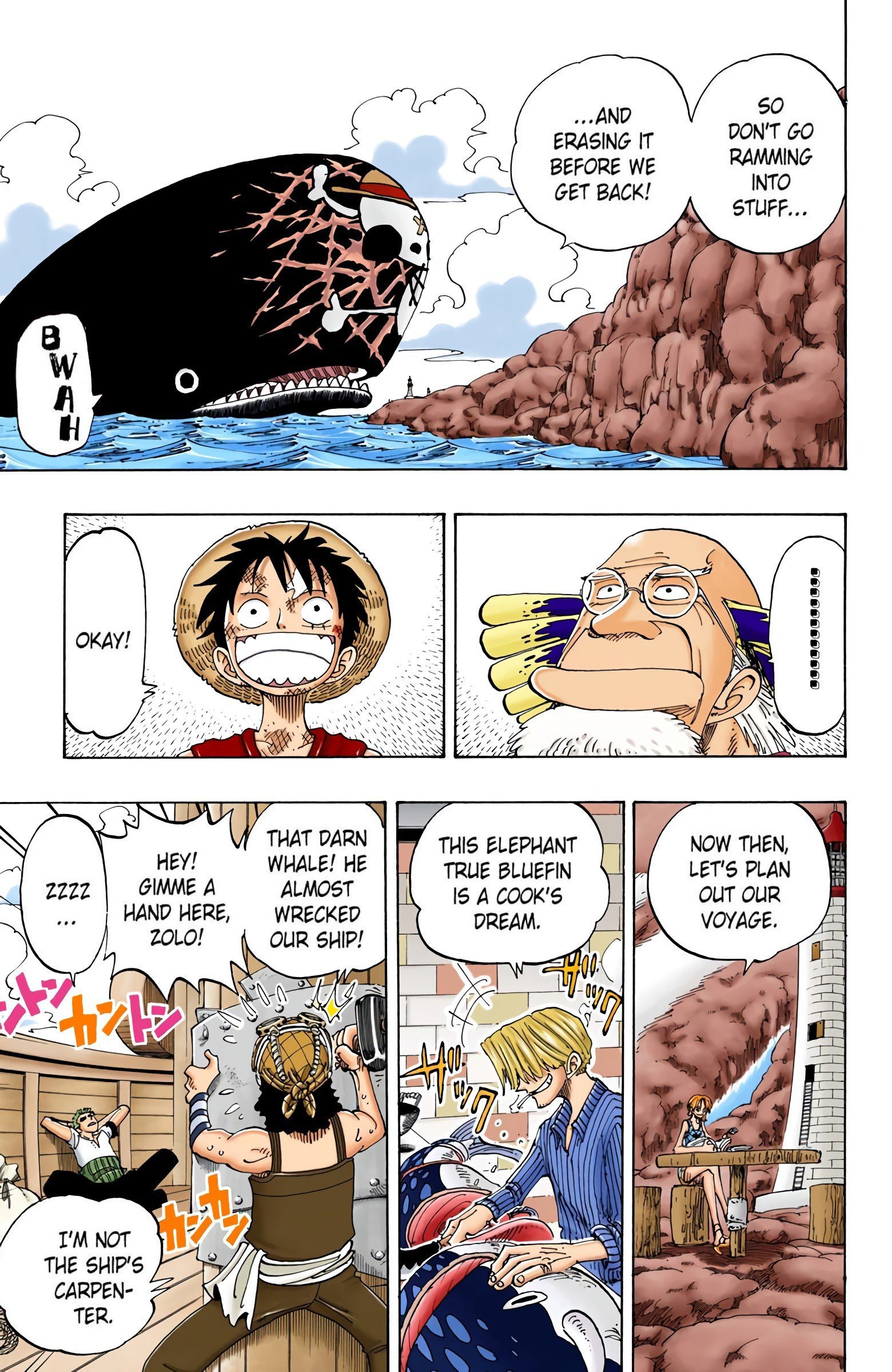 One Piece Colored Manga